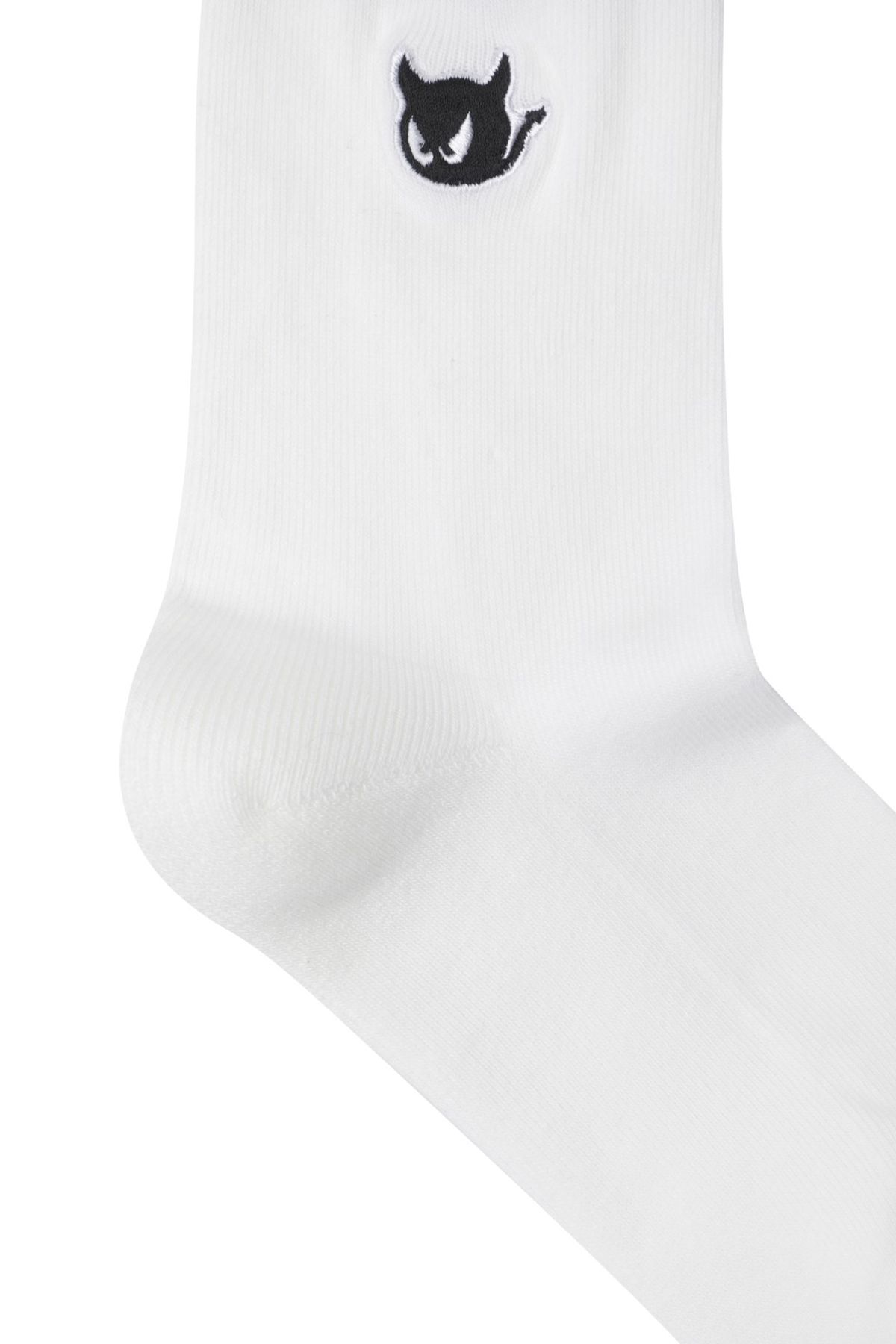 왁(WAAC) Women Slogan Socks WGLCX25611WHX