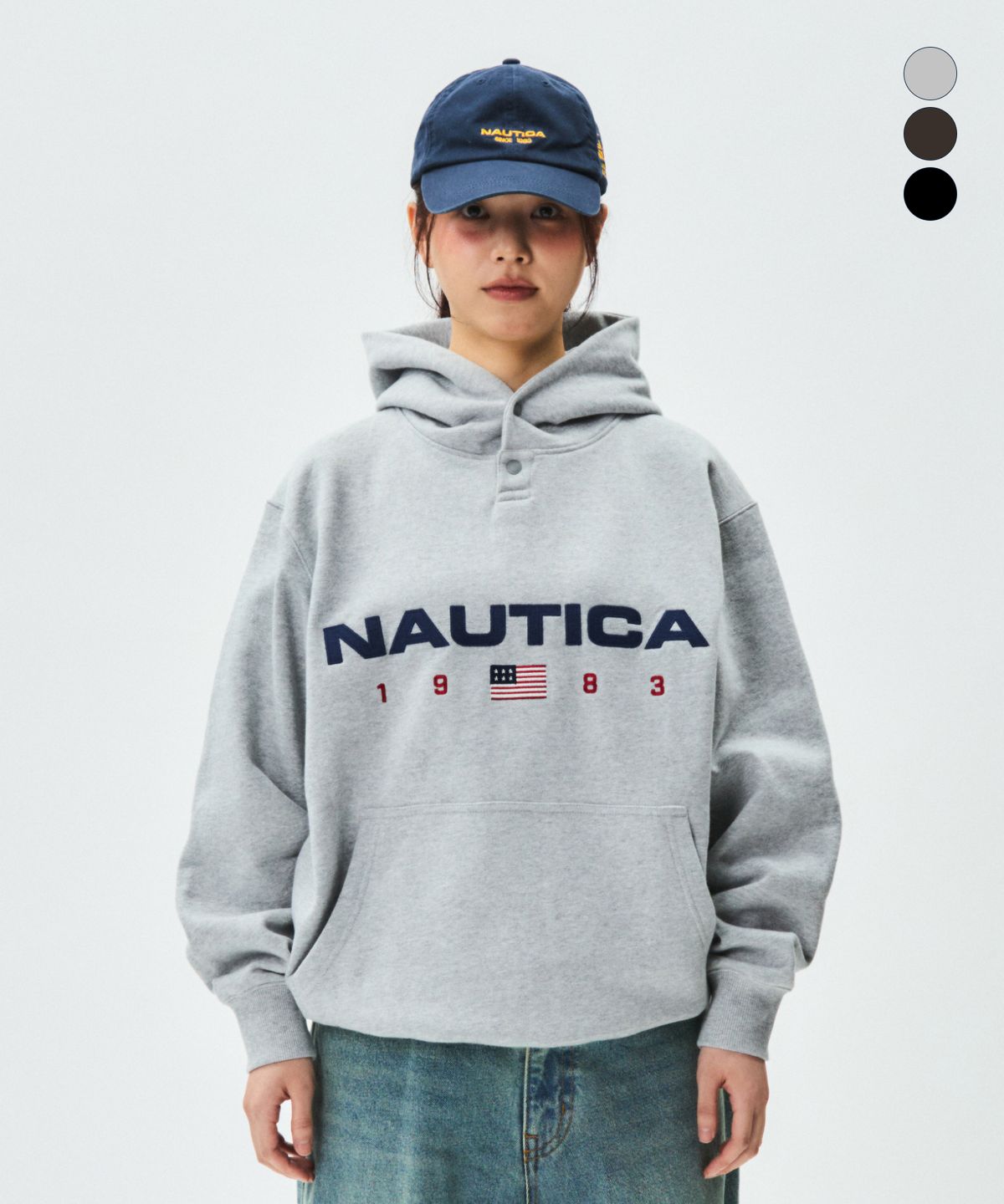 노티카(NAUTICA) 83플래그 후디(기모) NHD5035