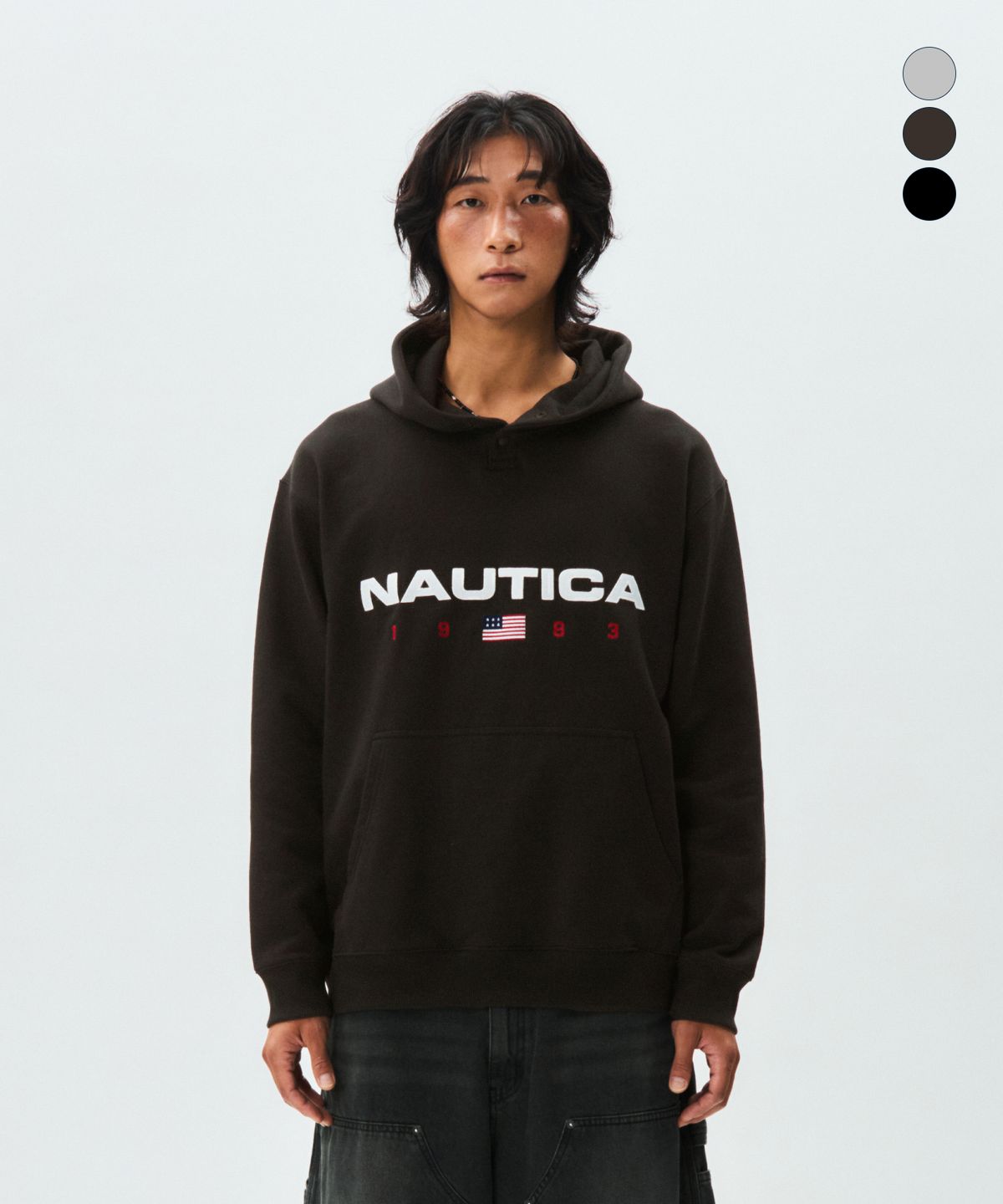 노티카(NAUTICA) 83플래그 후디(기모) NHD5035