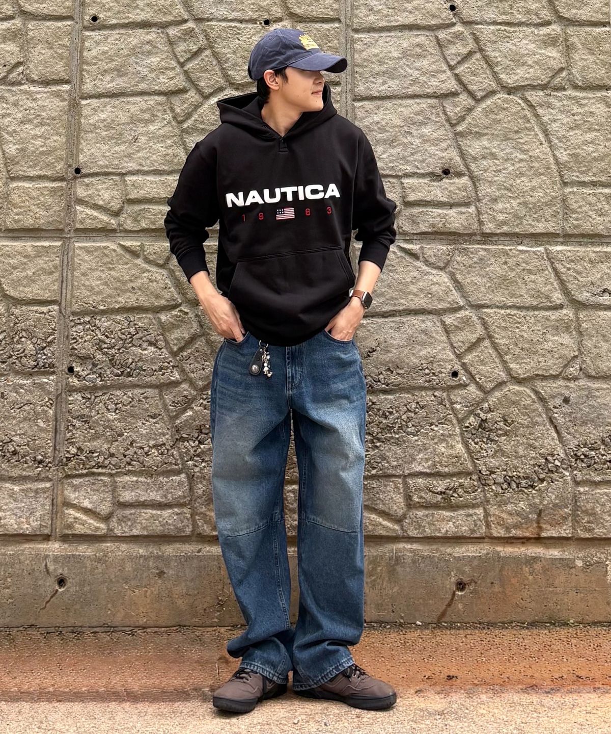 노티카(NAUTICA) 83플래그 후디(기모) NHD5035