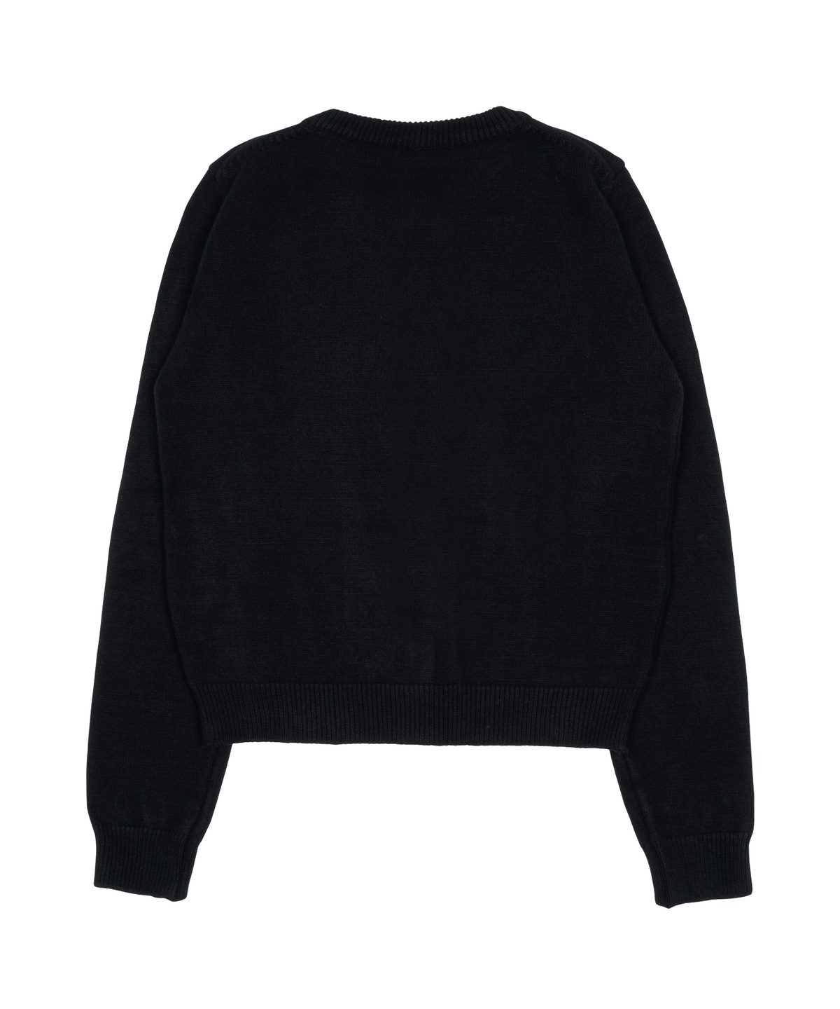 더콜디스트모먼트(THE COLDEST MOMENT) TCM mini logo knit cardigan (black)