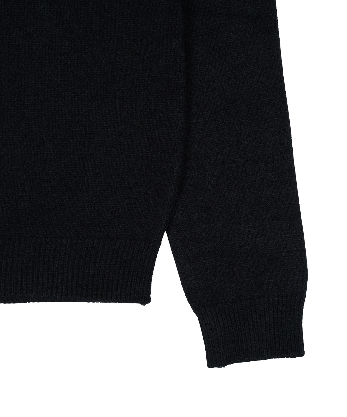 더콜디스트모먼트(THE COLDEST MOMENT) TCM mini logo knit cardigan (black)