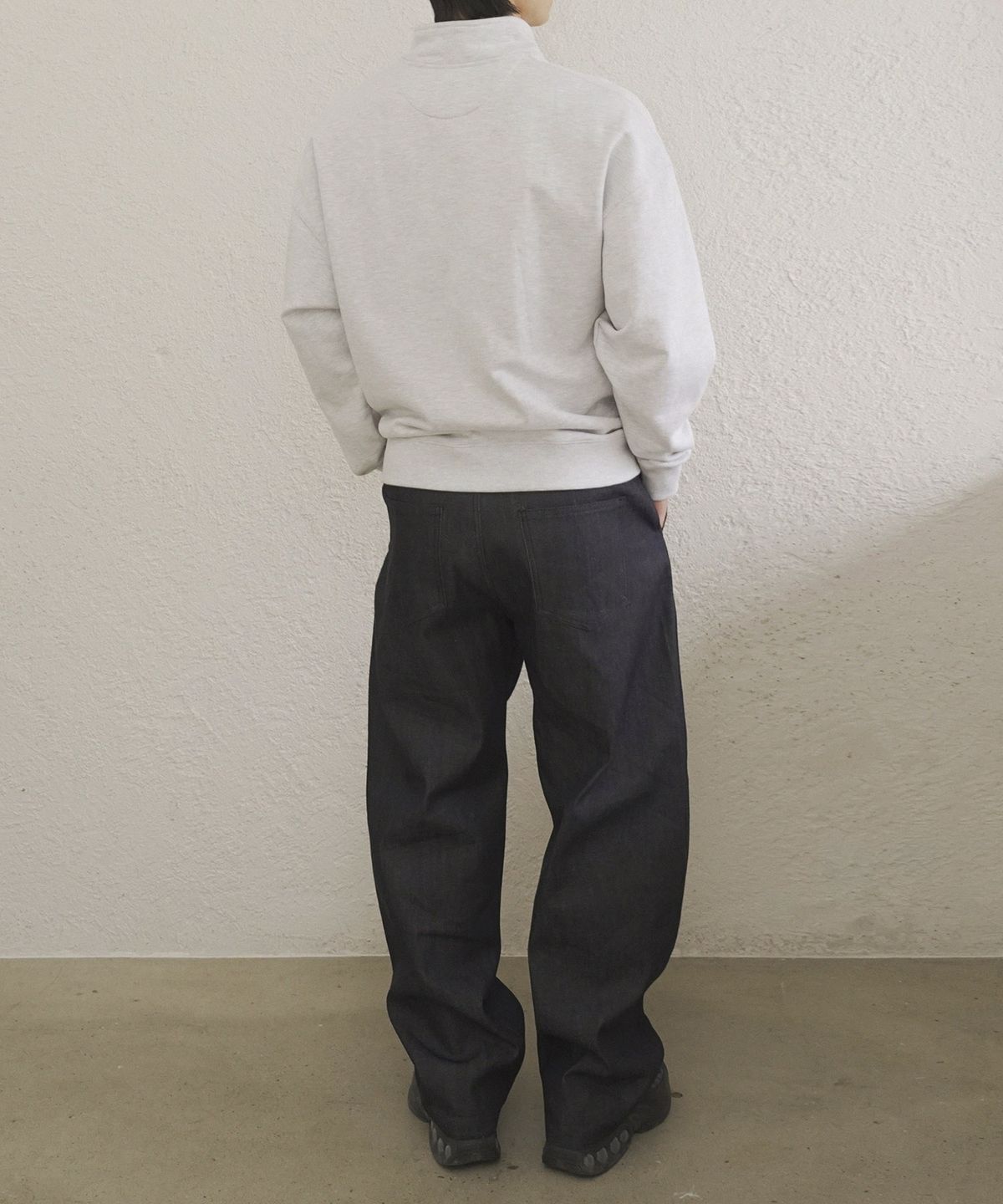 시도(SIIIIDO) VINTAGE HALF NECK ZIP-UP SWEAT SHIRT #1