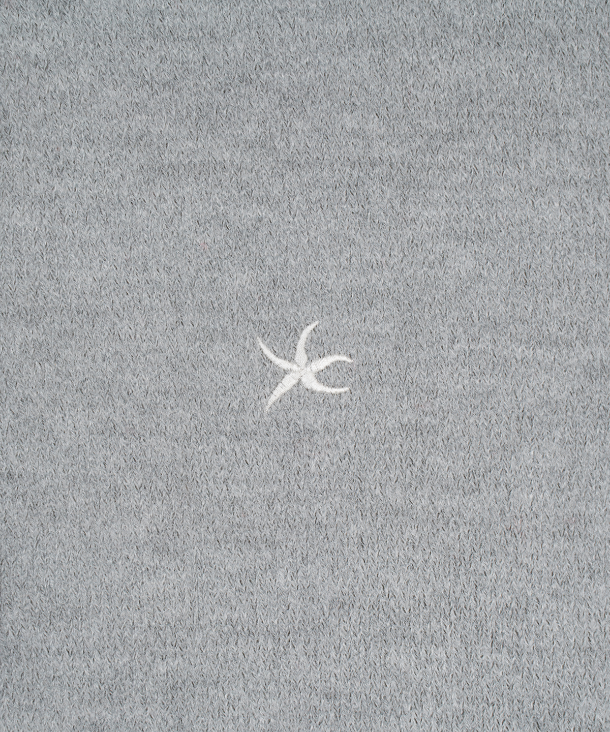 더콜디스트모먼트(THE COLDEST MOMENT) TCM mini logo knit cardigan (grey)