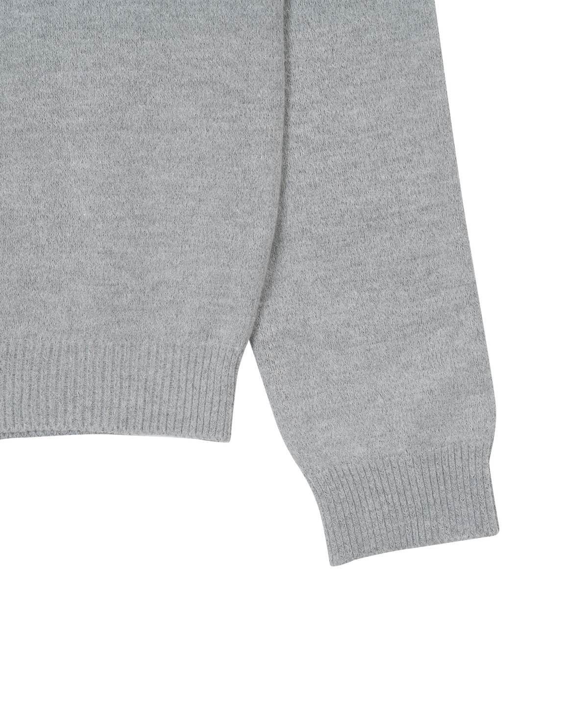 더콜디스트모먼트(THE COLDEST MOMENT) TCM mini logo knit cardigan (grey)