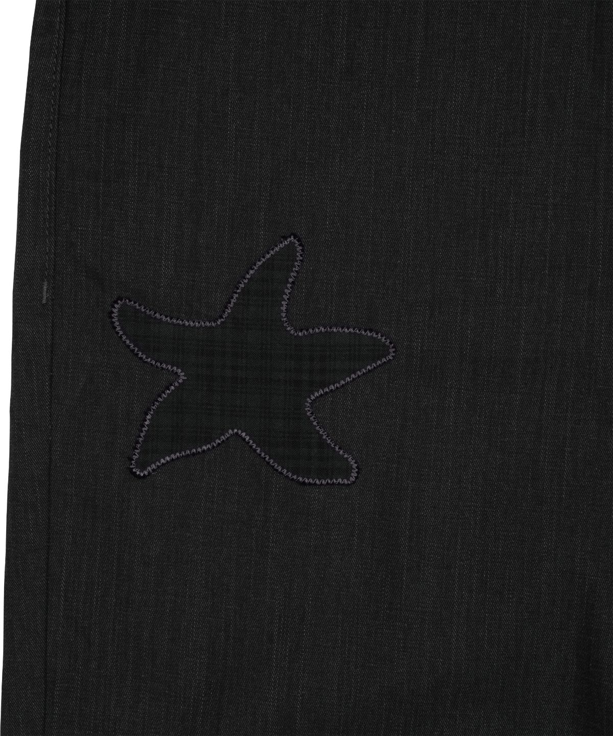 더콜디스트모먼트(THE COLDEST MOMENT) TCM starfish patch pants (charcoal black)