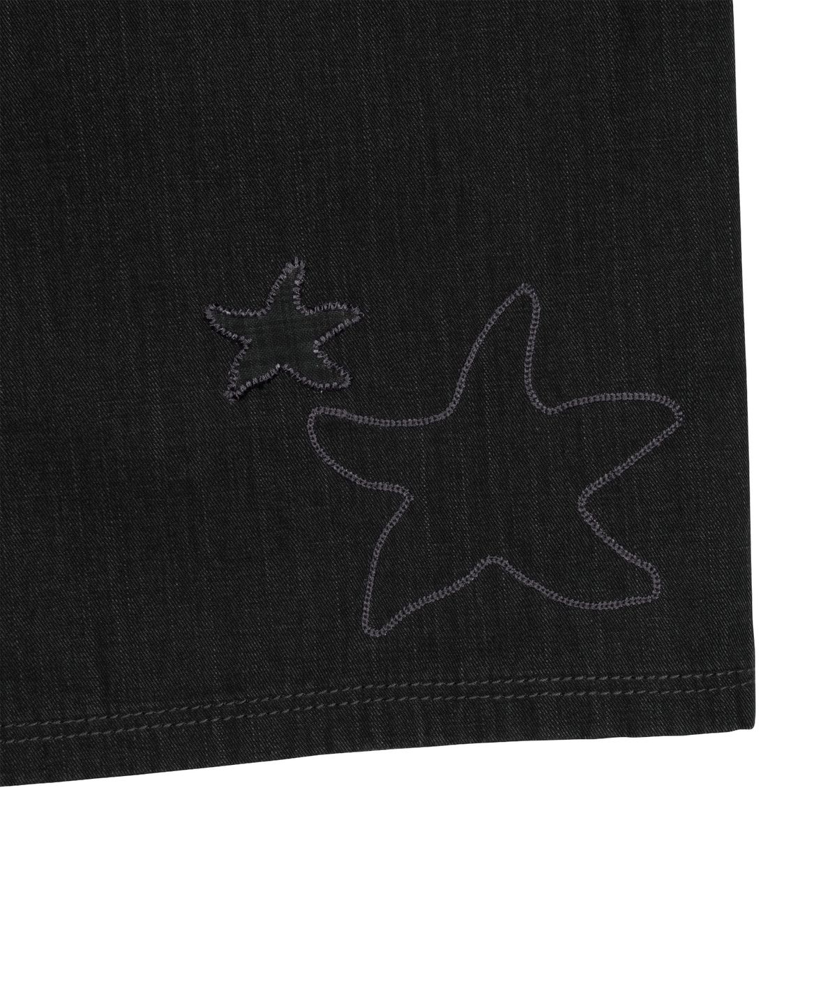 더콜디스트모먼트(THE COLDEST MOMENT) TCM starfish patch pants (charcoal black)