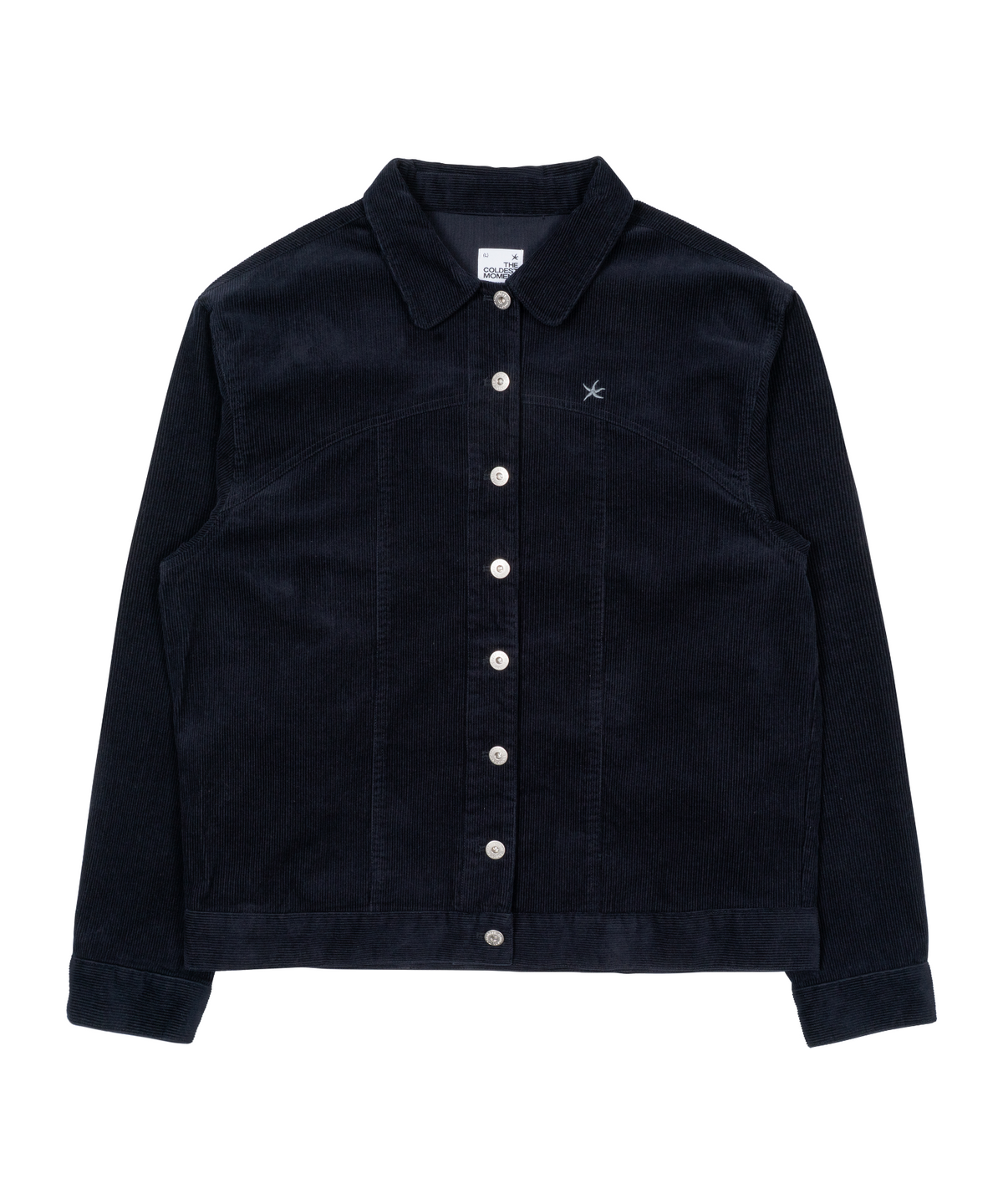 더콜디스트모먼트(THE COLDEST MOMENT) TCM mini logo work jacket (navy)