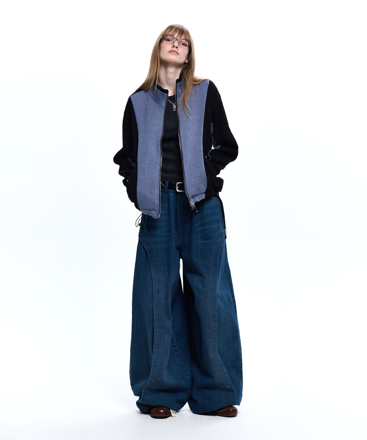 알에스에스씨(RSSC) RIVET BALLOON DENIM PANTS - DENIM