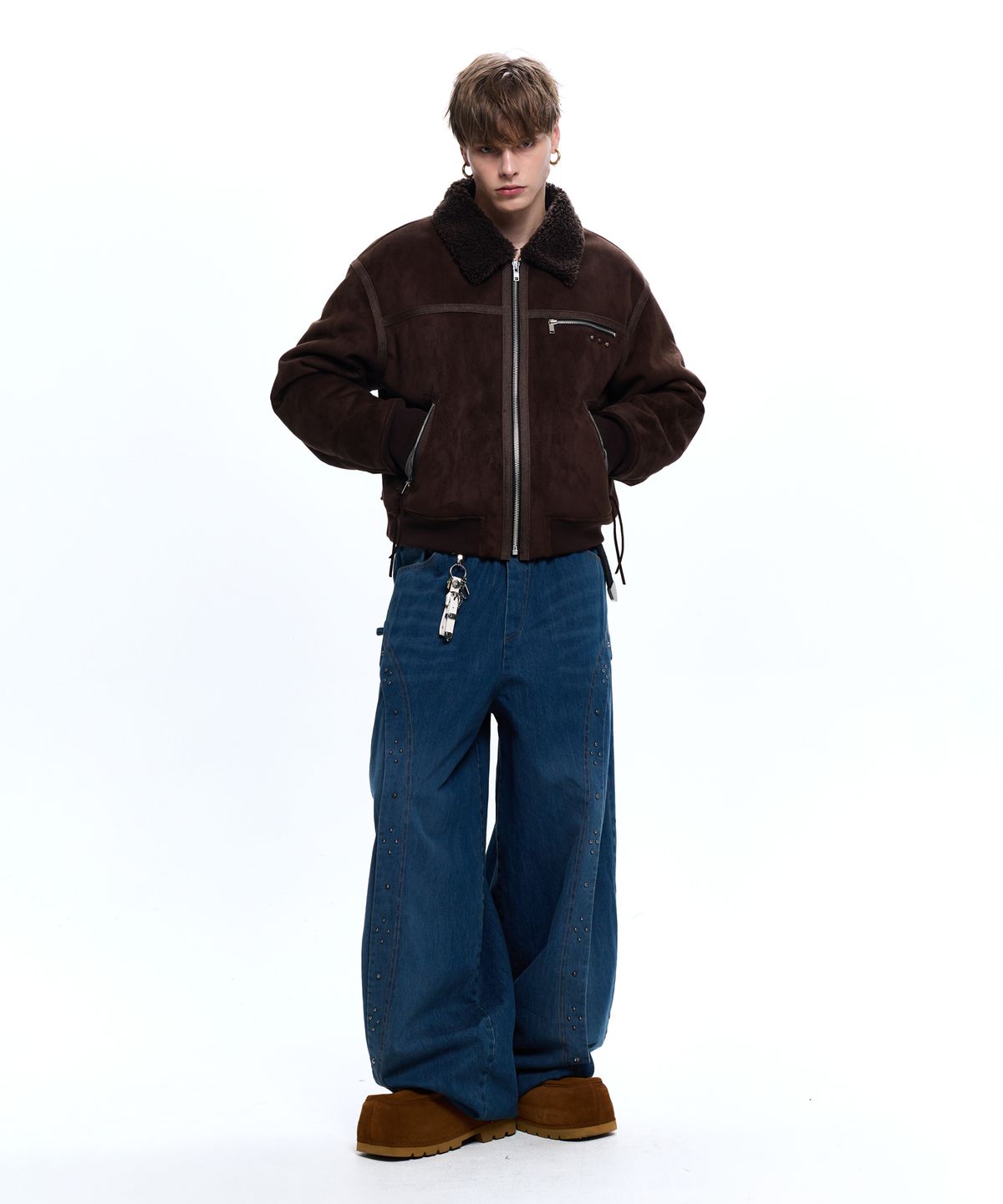 알에스에스씨(RSSC) RIVET BALLOON DENIM PANTS - DENIM