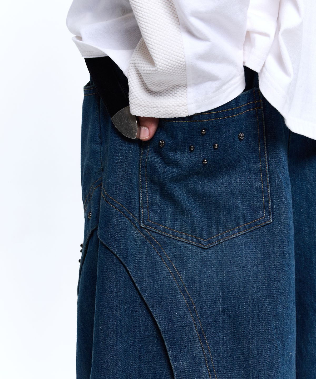 알에스에스씨(RSSC) RIVET BALLOON DENIM PANTS - DENIM