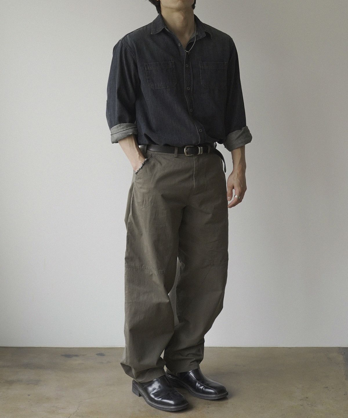 시도(SIIIIDO) PETER CT LINE DOUBLE POCKET PANTS #1