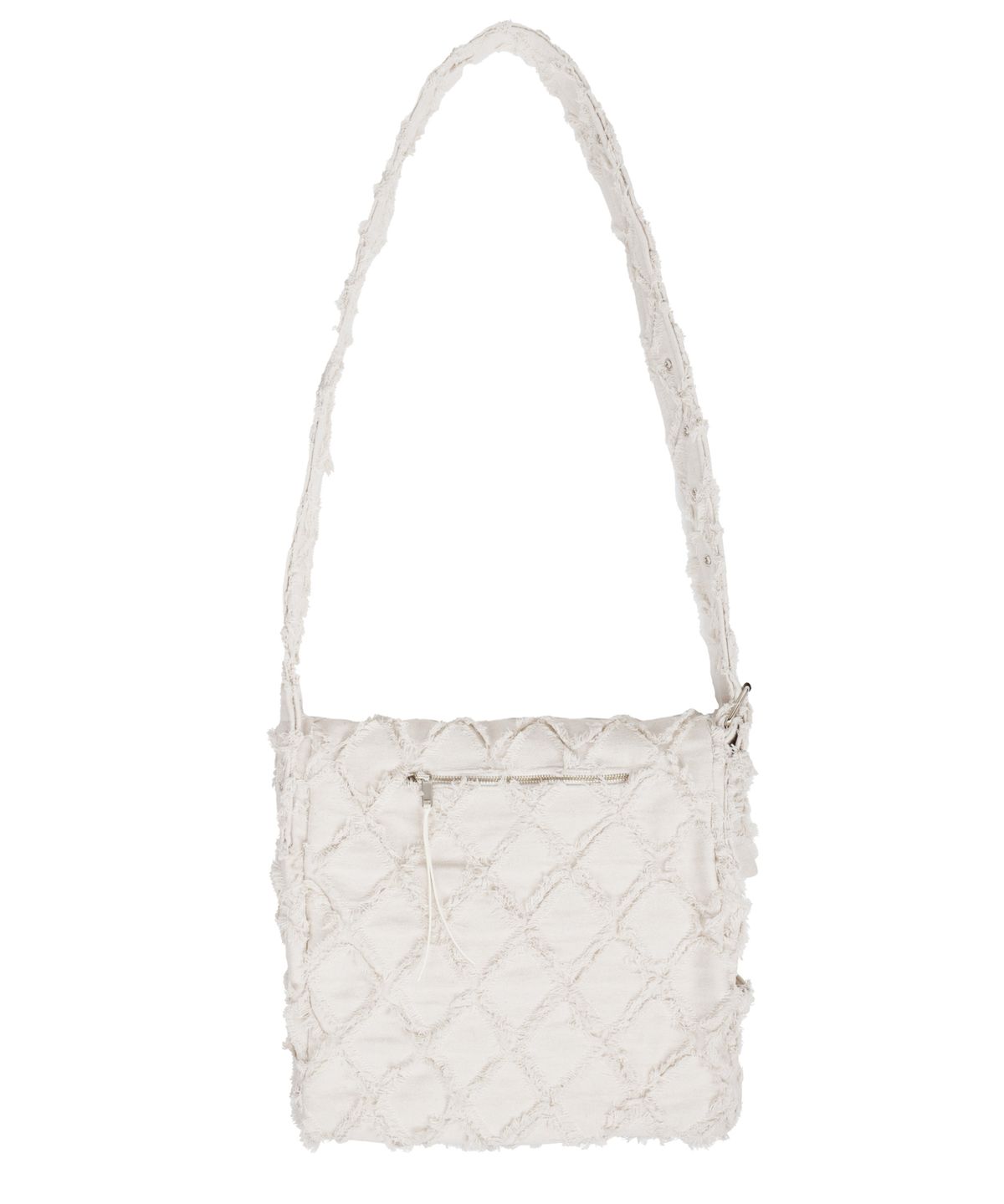 알에스에스씨(RSSC) RHOMBUS DENIM CROSS BAG - IVORY