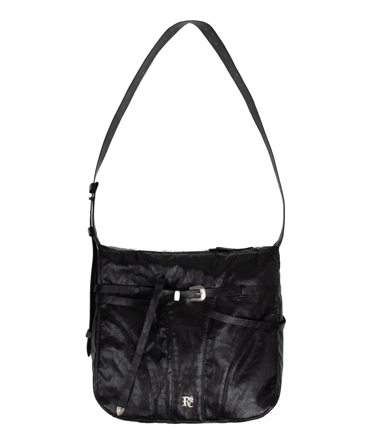 알에스에스씨(RSSC) WESTERN BELT CROSS BAG - BLACK