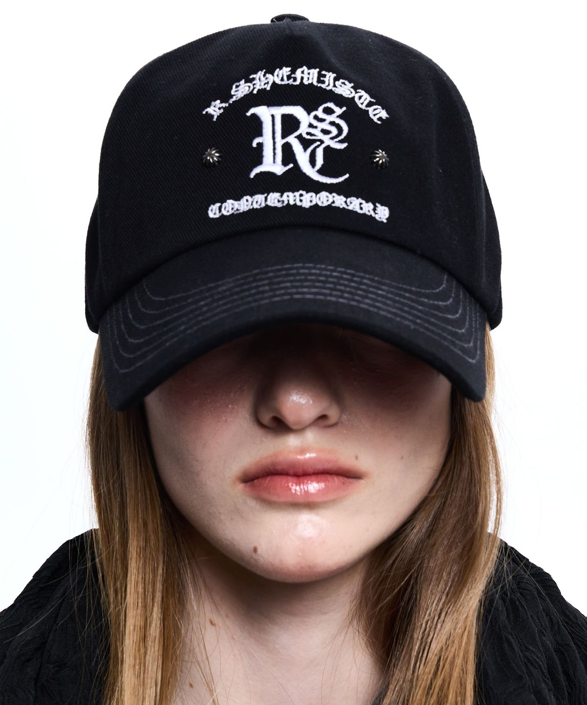 알에스에스씨(RSSC) LOGO WESTERN BALL CAP - BLACK