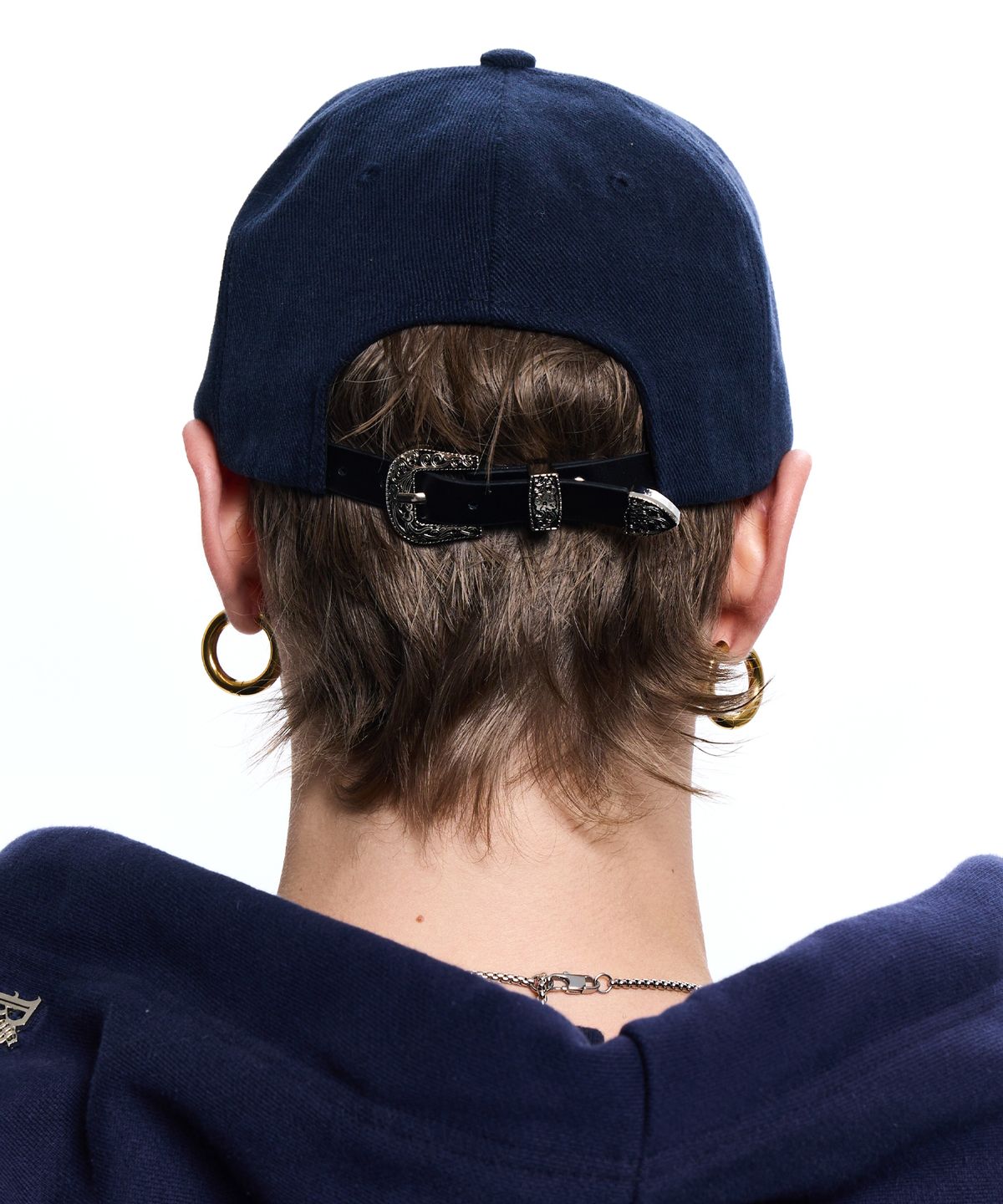 알에스에스씨(RSSC) LOGO WESTERN BALL CAP - NAVY/BLUE
