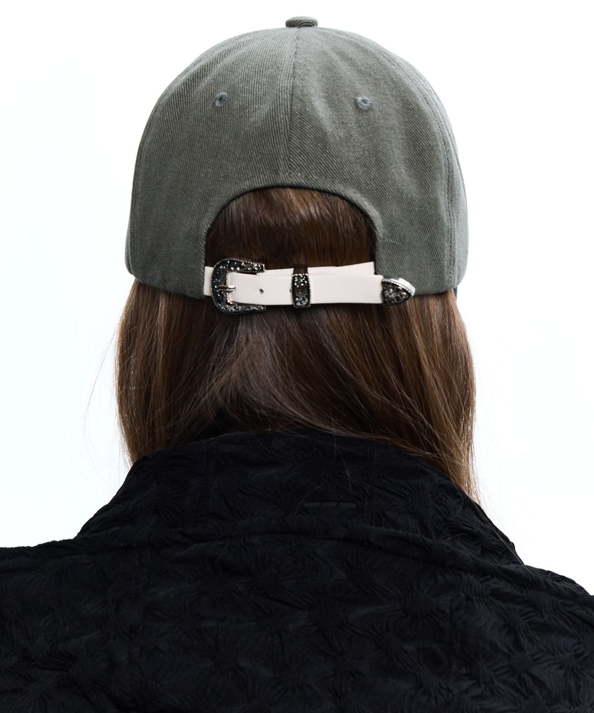 알에스에스씨(RSSC) LOGO WESTERN BALL CAP - KHAKI/IVORY