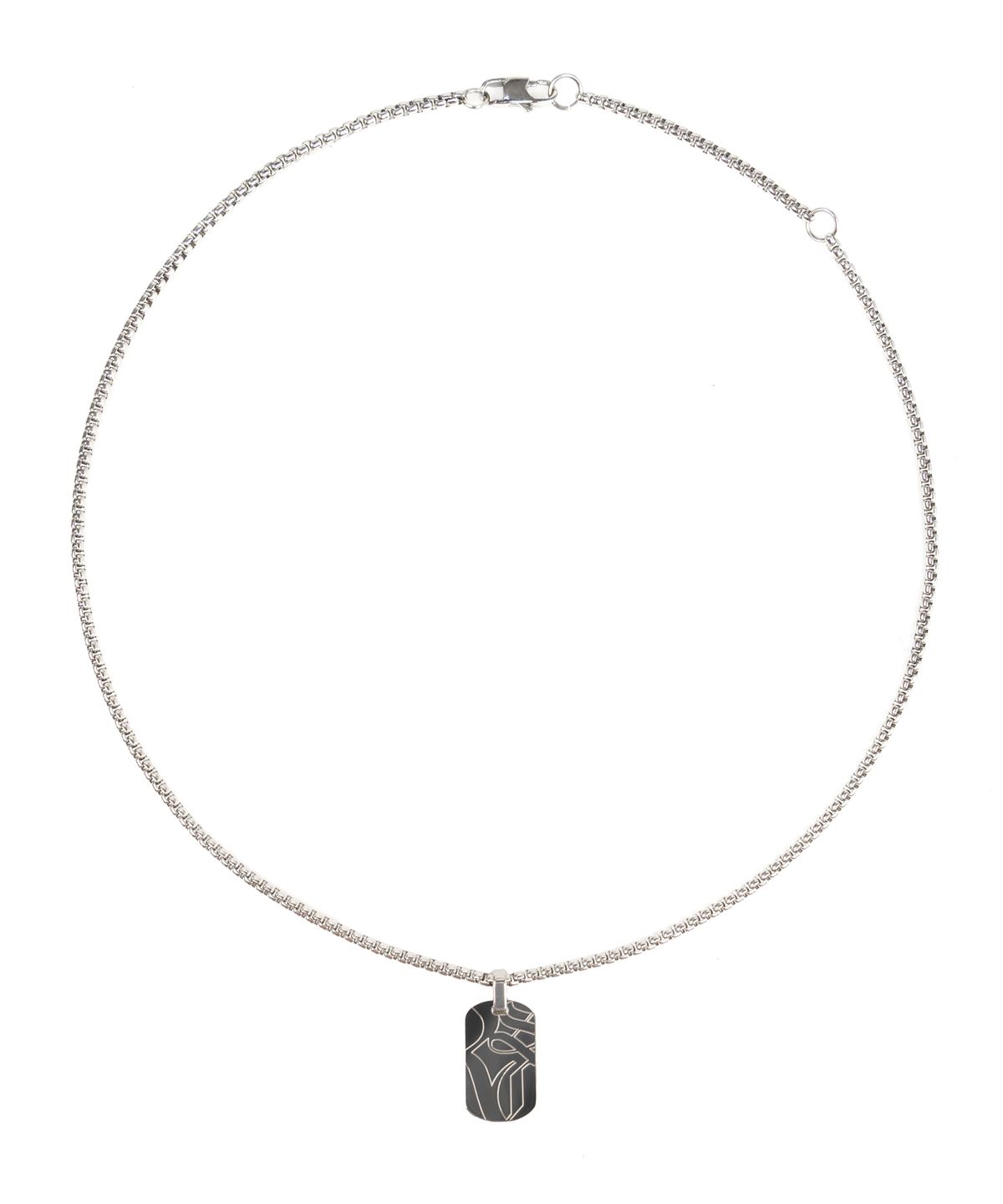알에스에스씨(RSSC) ENLARGED LOGO NECKLACE - SILVER