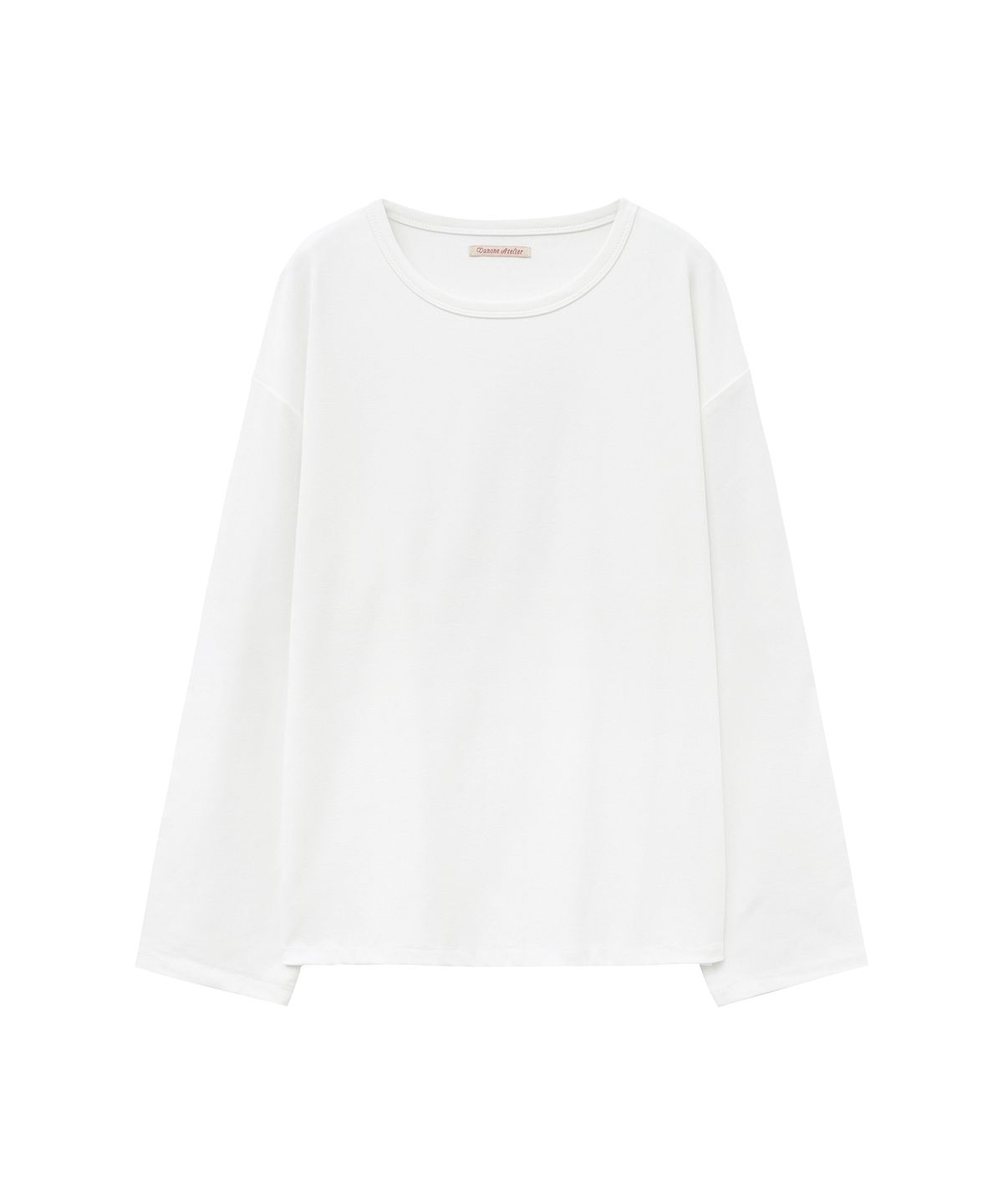 반원 아틀리에(VANONE ATELIER) A3553 에센셜 롱 슬리브_White