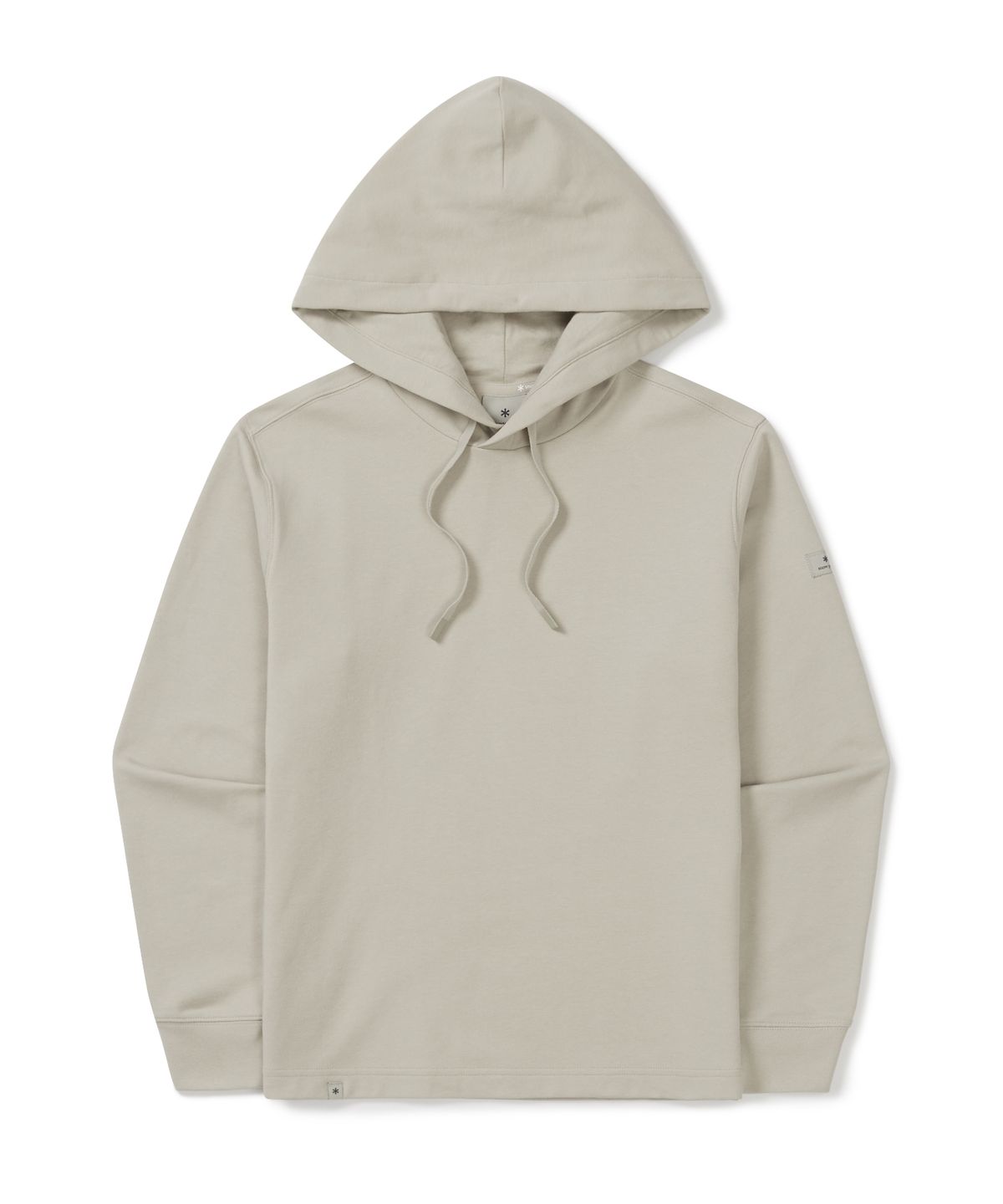 스노우피크 어패럴(SNOWPEAK APPAREL) 베이직 여성 세미크롭 후드 티셔츠 (S25FWFHD11) Light Beige
