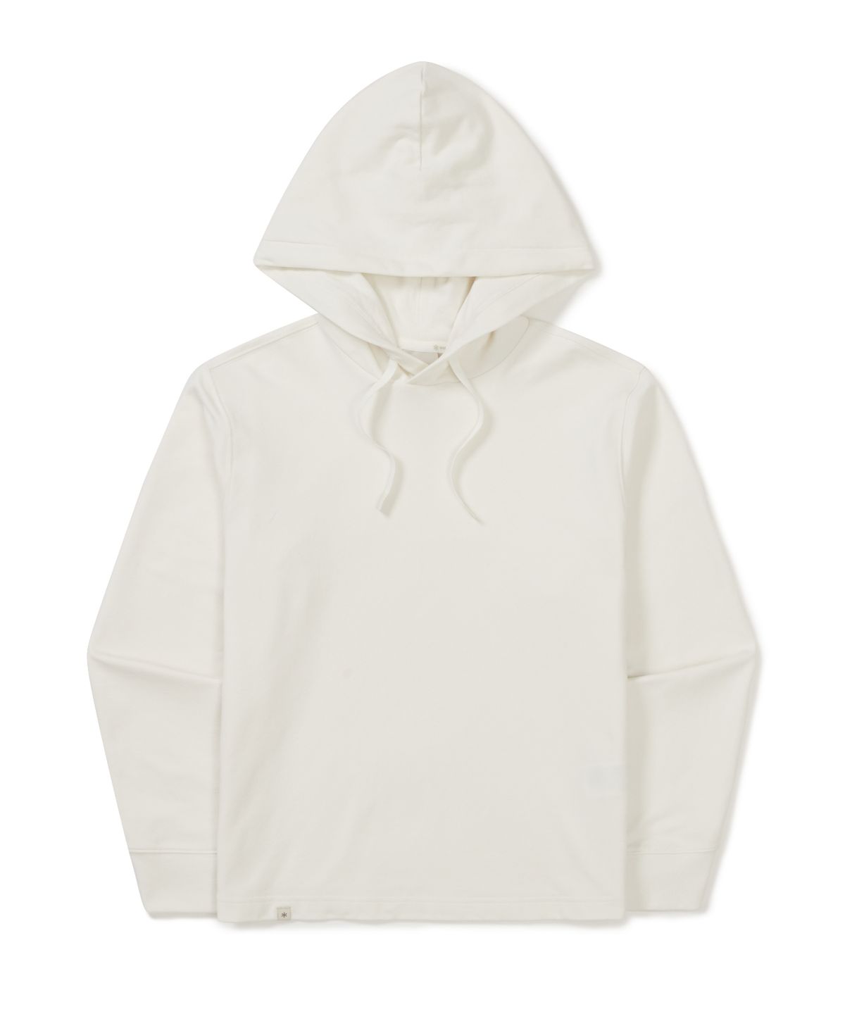스노우피크 어패럴(SNOWPEAK APPAREL) 베이직 여성 세미크롭 후드 티셔츠 (S25FWFHD11) Cream