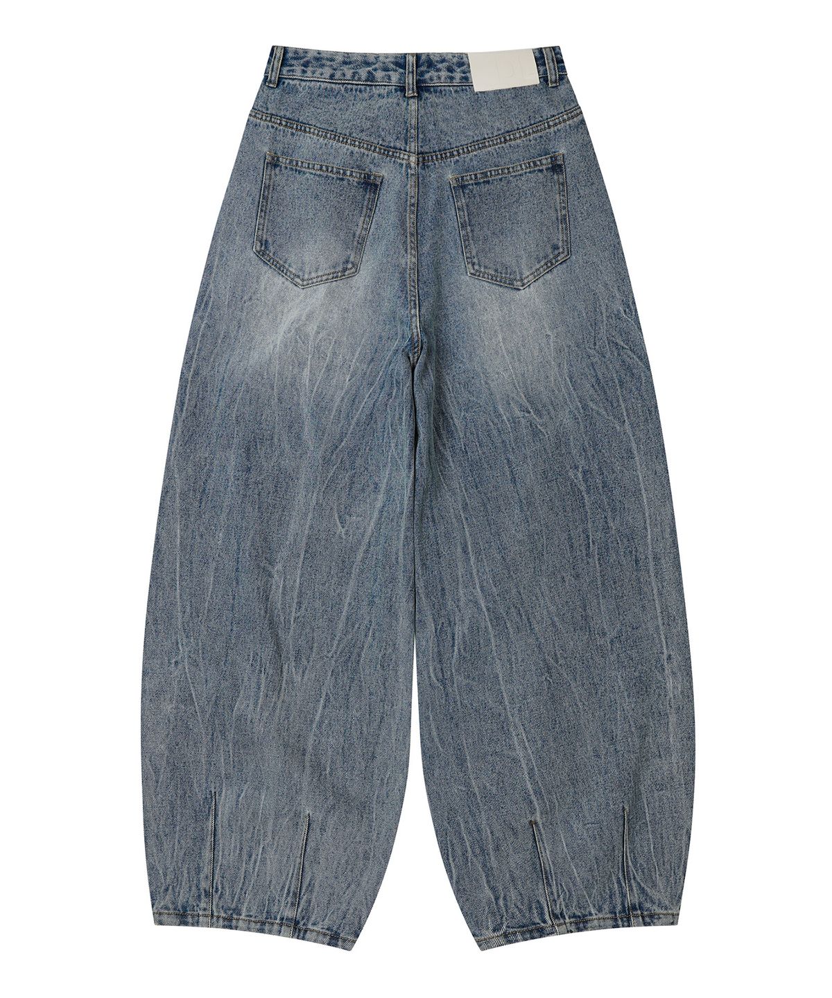 데케트(DECET) [크링클워싱]Balloon Wide Jeans DCPT055CRBlue