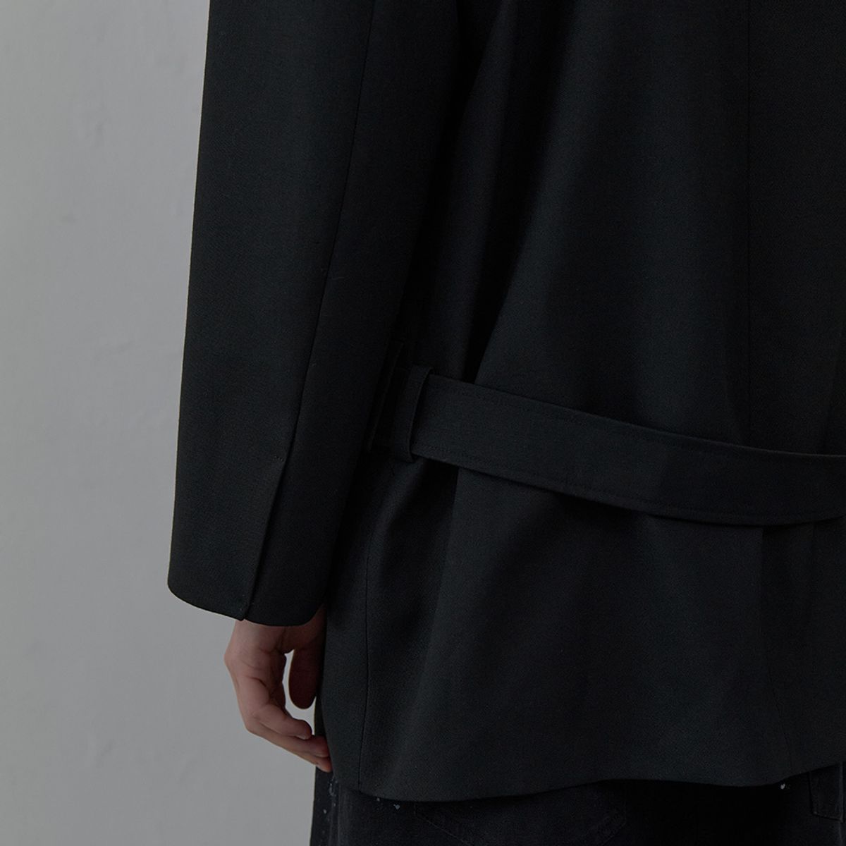 엘씨디씨티엠(LCDC™) OVERSIZED TAILORED JACKET (BLACK)