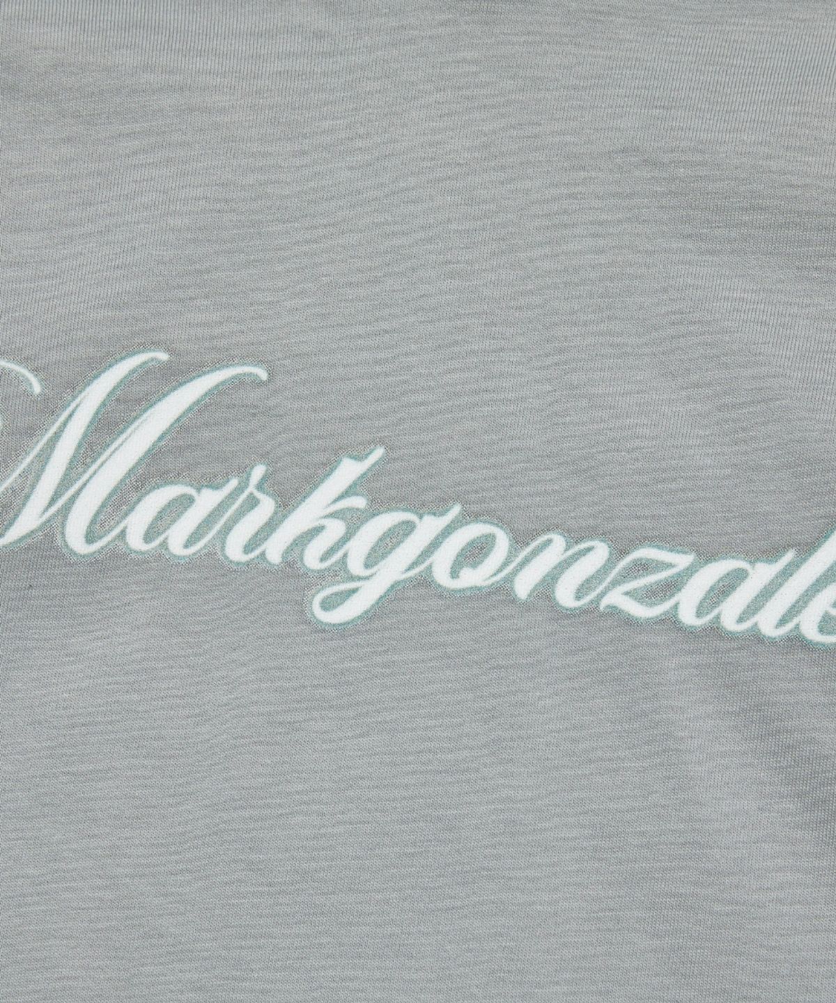 마크곤잘레스(MARK GONZALES) 우먼즈 마크곤잘레스 레터링 후드 티셔츠 - L/GREY