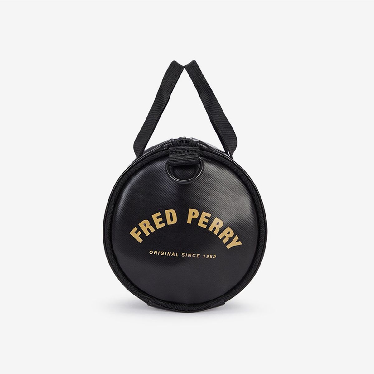 프레드페리(FRED PERRY) 토널 클래식 미니 배럴 백 - 블랙/골드 CFPU2531400-774
