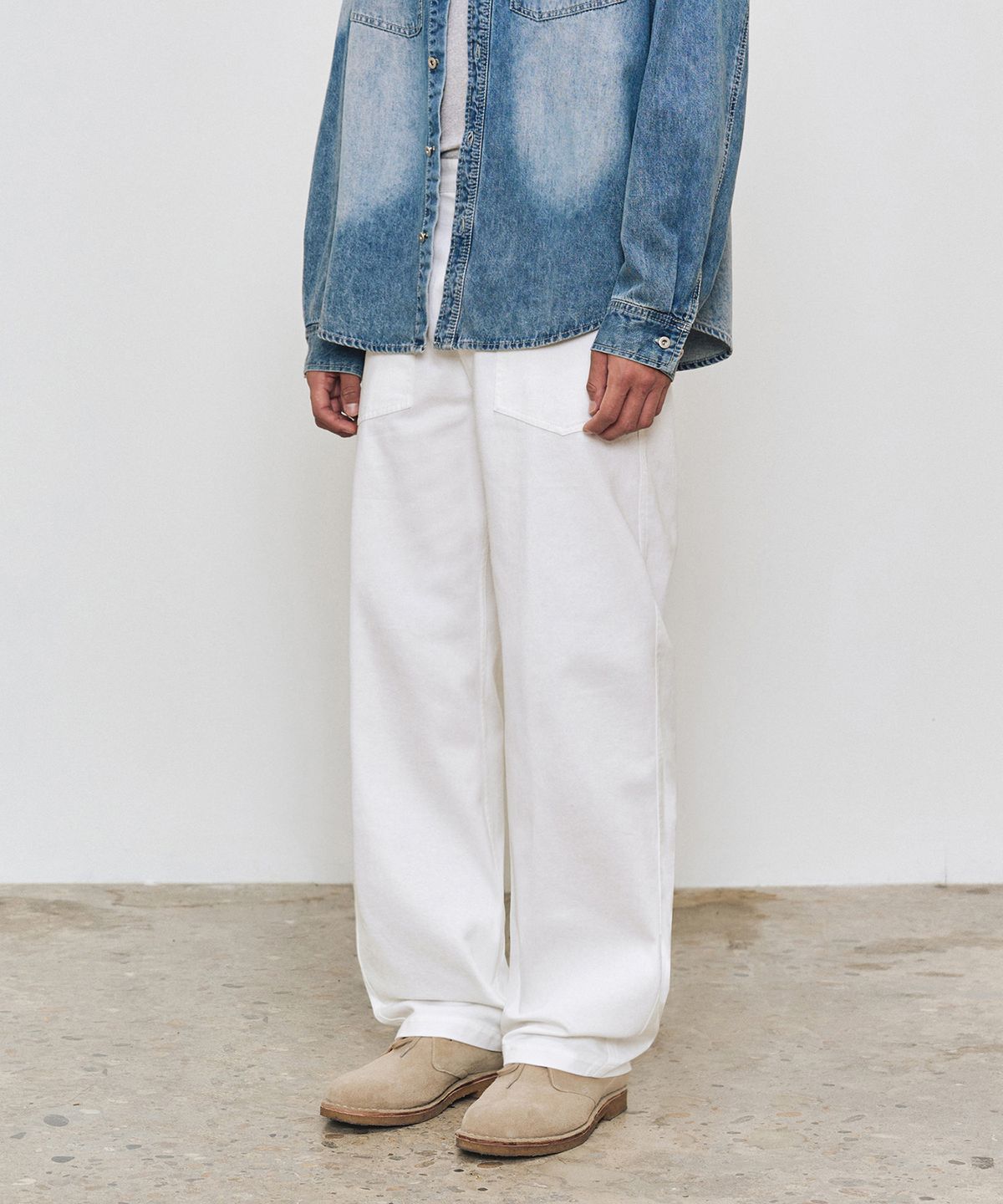 데케트(DECET) M35 Fatigue Pants DCPT065White