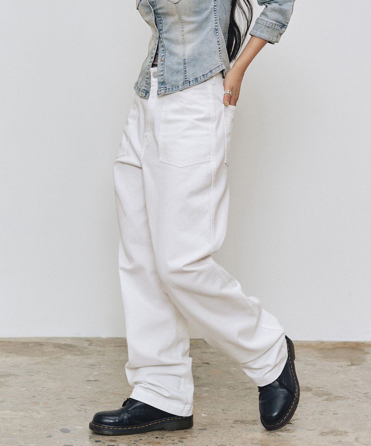 데케트(DECET) M35 Fatigue Pants DCPT065White