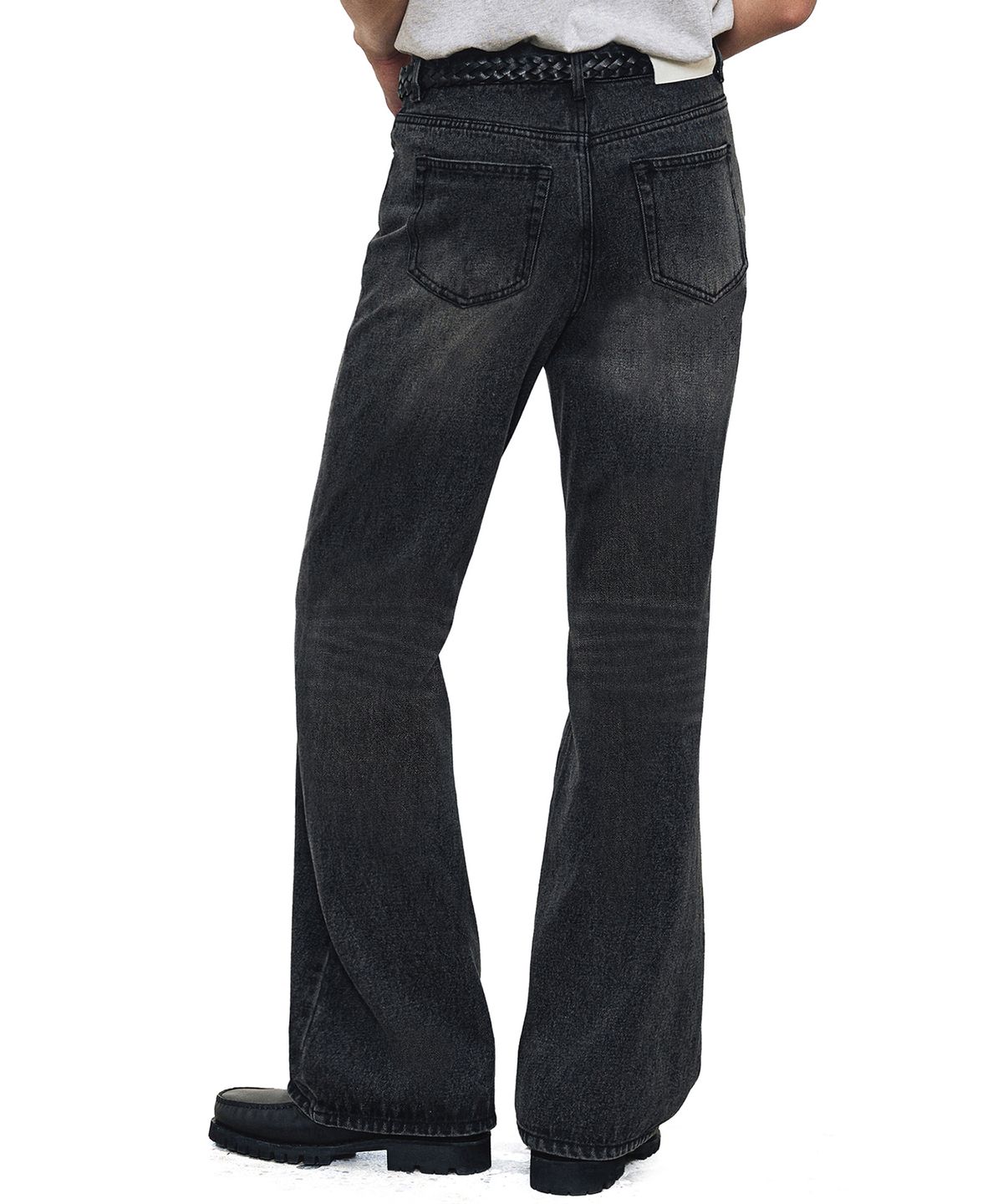 데케트(DECET) Loose Flared Jeans DCPT066Black