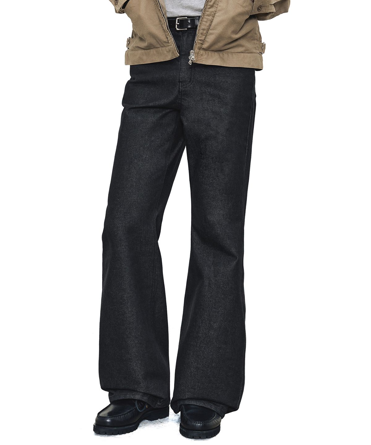 데케트(DECET) Loose Flared Jeans DCPT066CPBlack