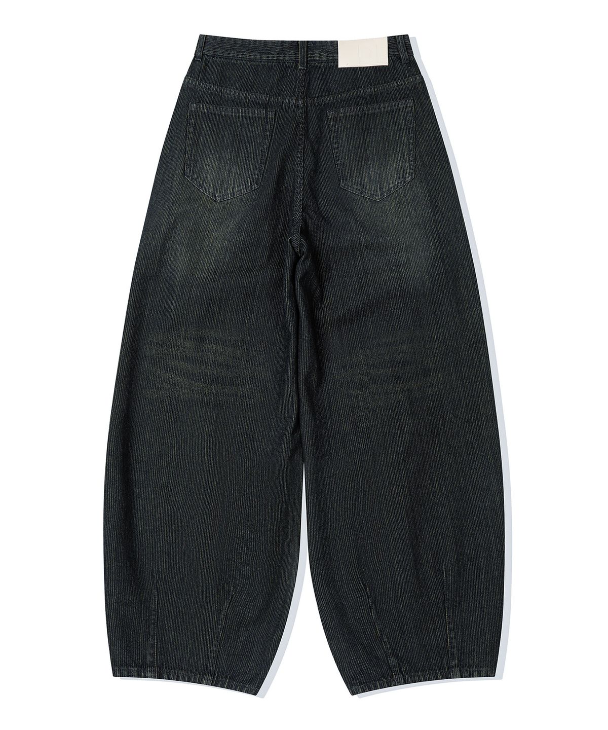 데케트(DECET) [골지데님]Balloon Wide Rib Jeans DCPT067DBlue