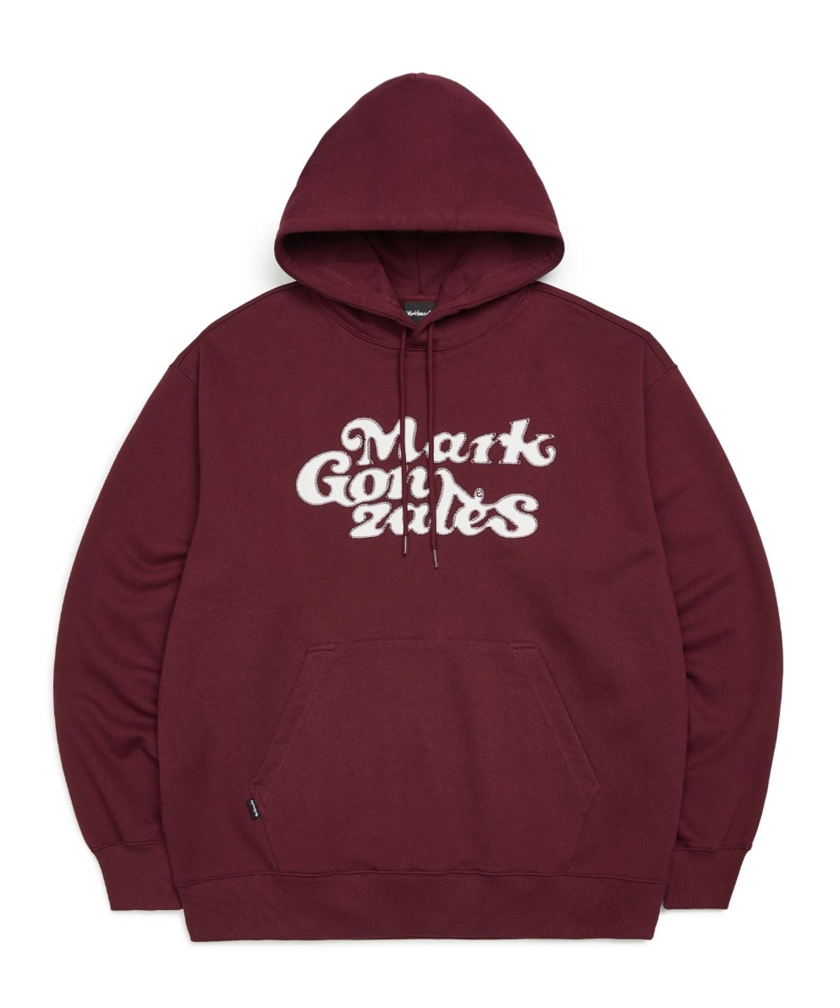 마크곤잘레스(MARK GONZALES) MG 아플리케 스웨트 후디 - BURGUNDY