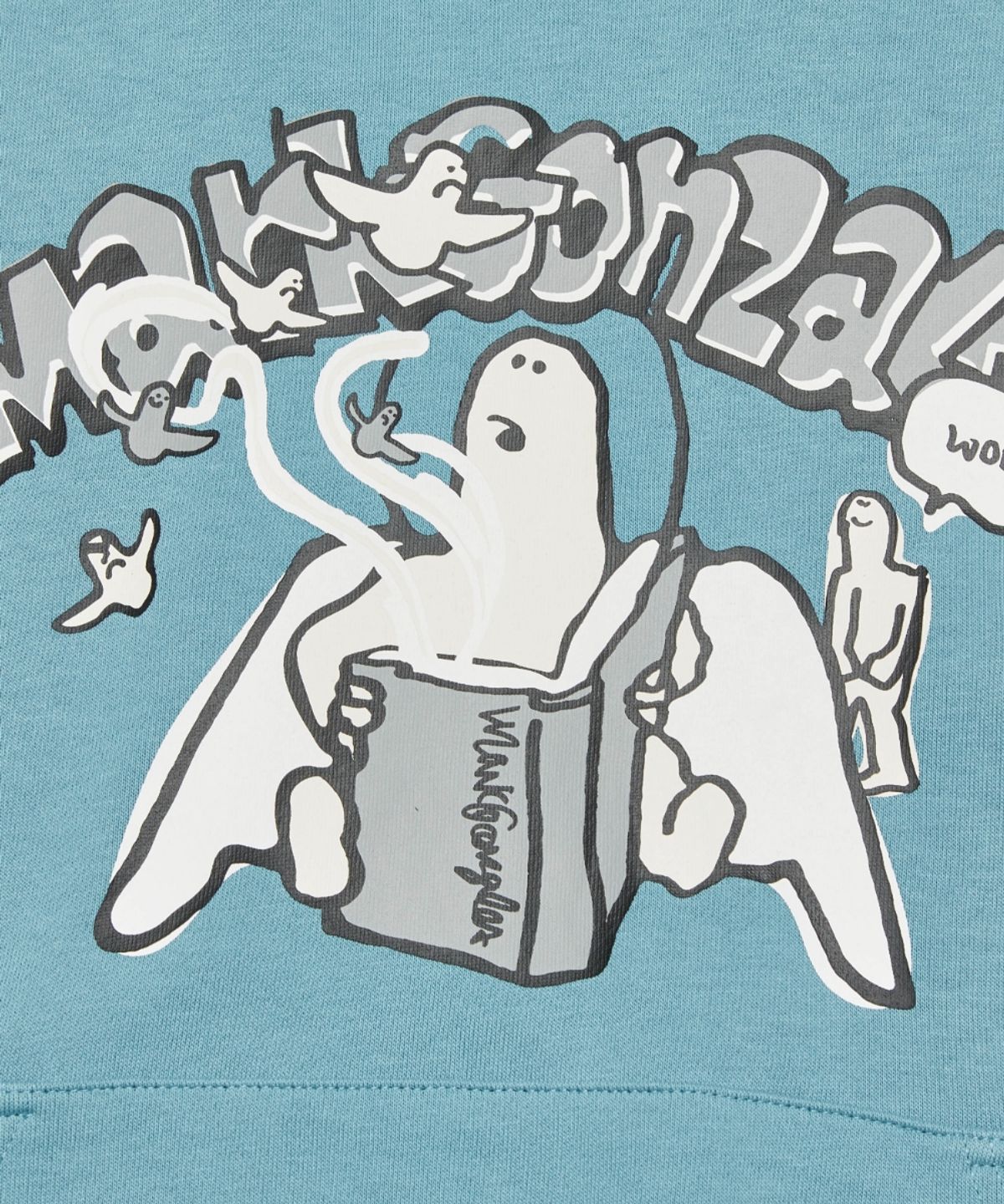 마크곤잘레스(MARK GONZALES) 위자드 슈무 그래픽 스웨트 후디 - BLUE