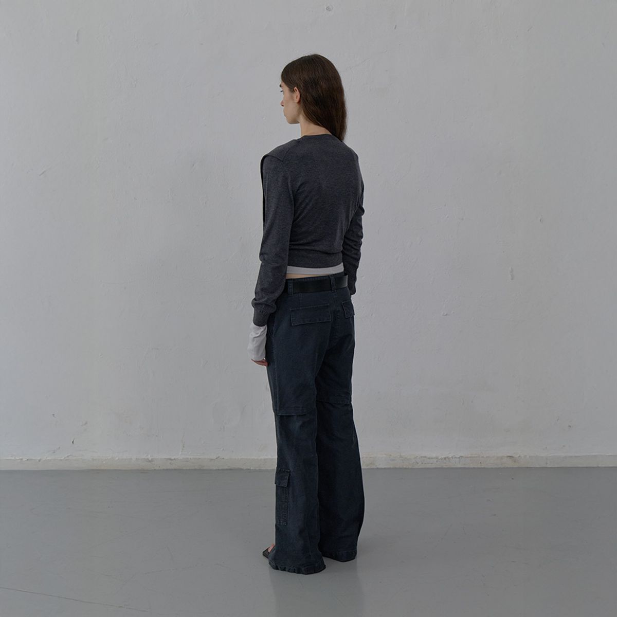 엘씨디씨티엠(LCDC™) POCKET DETAIL TROUSERS (DARK GREY)