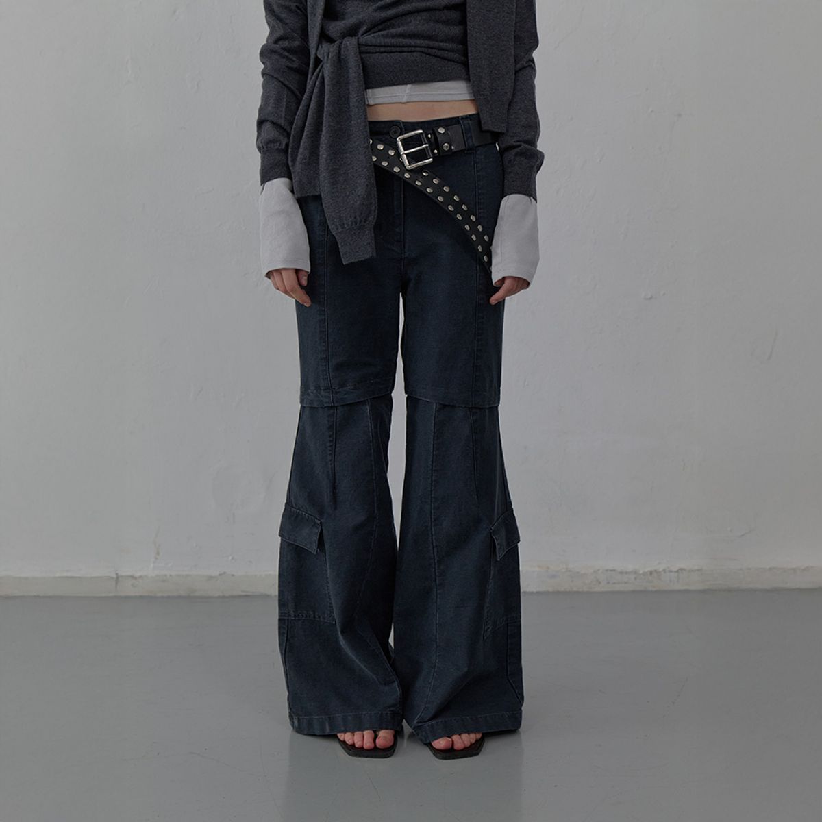 엘씨디씨티엠(LCDC™) POCKET DETAIL TROUSERS (DARK GREY)
