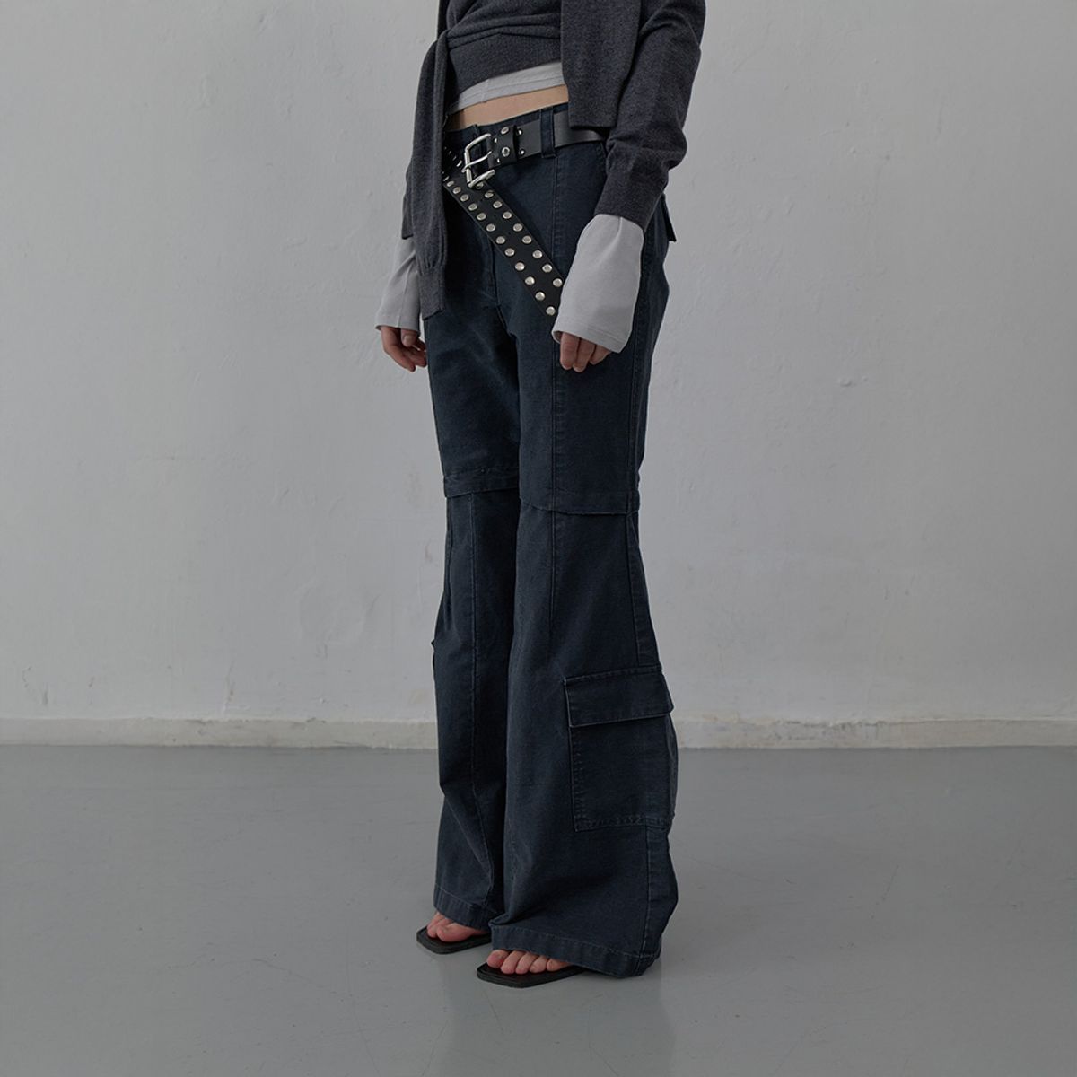 엘씨디씨티엠(LCDC™) POCKET DETAIL TROUSERS (DARK GREY)