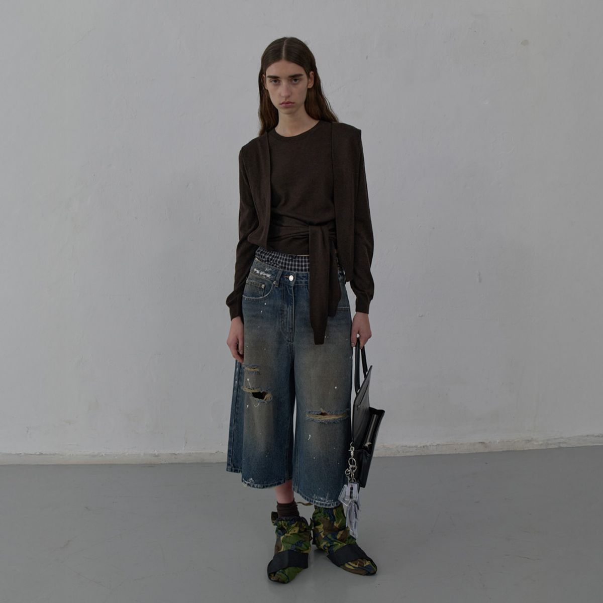 엘씨디씨티엠(LCDC™) TWO-WAY SQUARE BAG (BLACK)