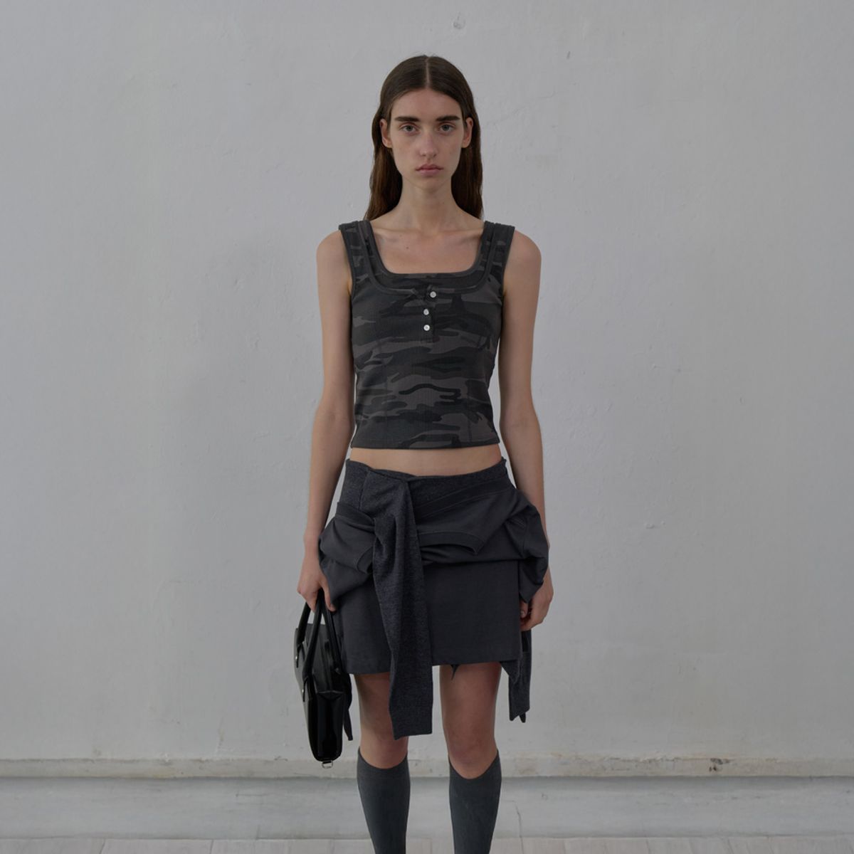 엘씨디씨티엠(LCDC™) TWO-WAY SQUARE BAG (BLACK)