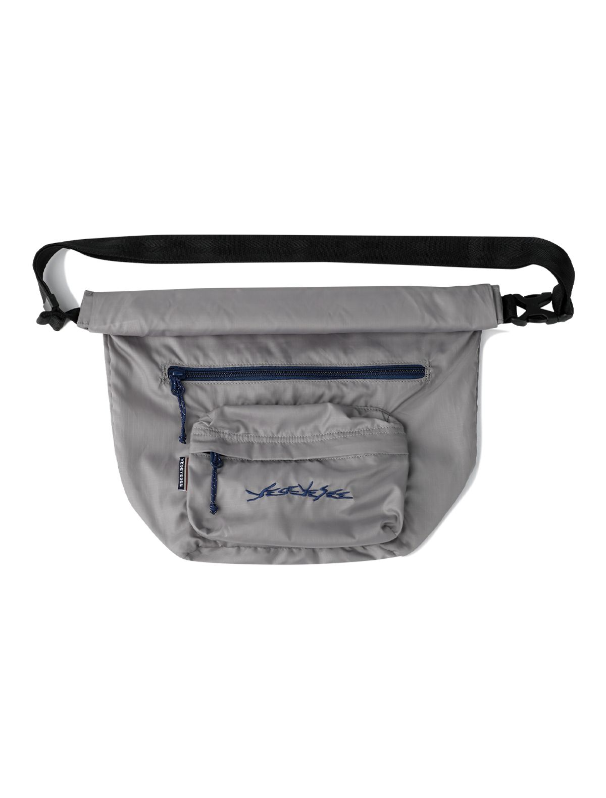 예스아이씨(YESEYESEE) Y.E.S Roll Top Cross Bag Grey