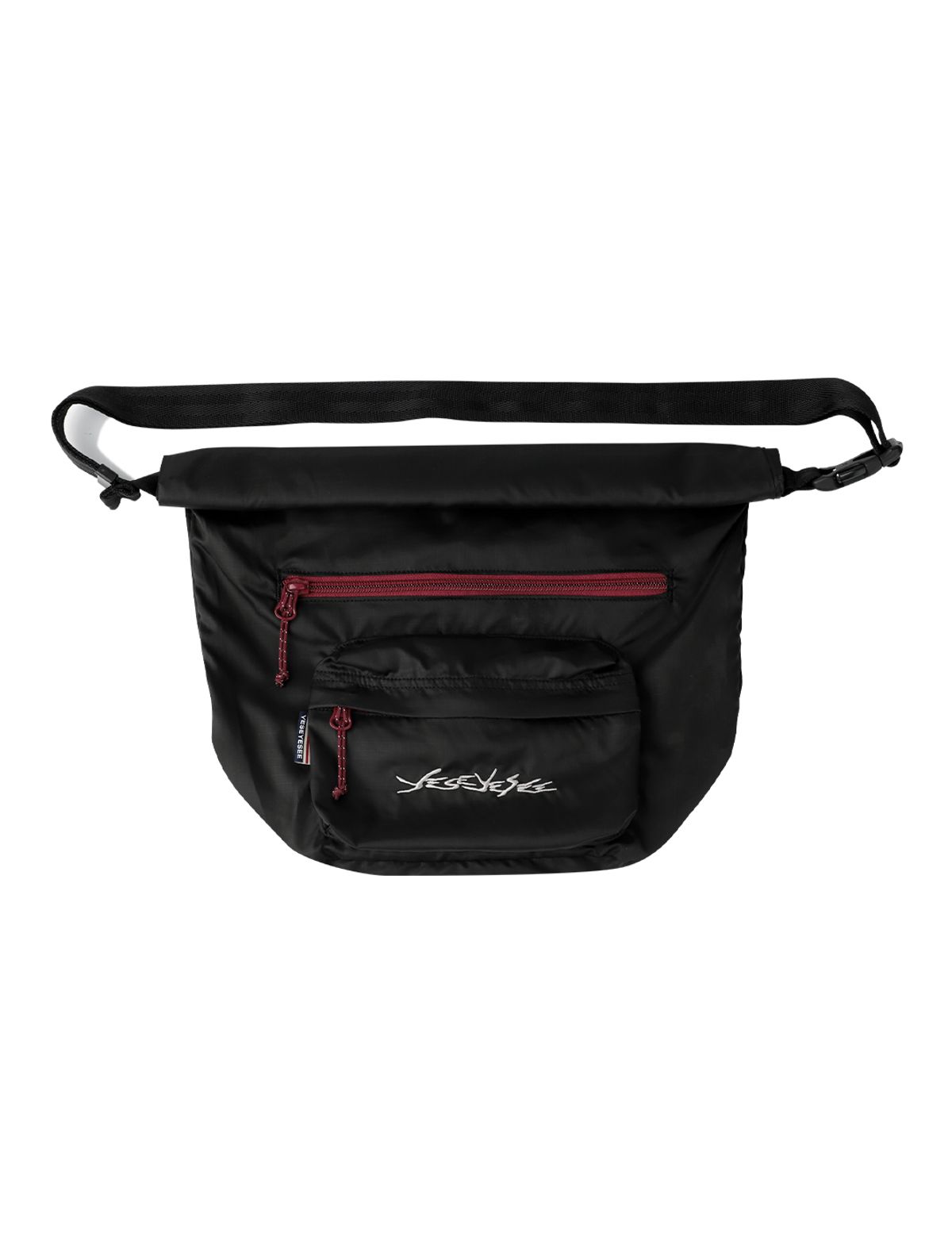 예스아이씨(YESEYESEE) Y.E.S Roll Top Cross Bag Black