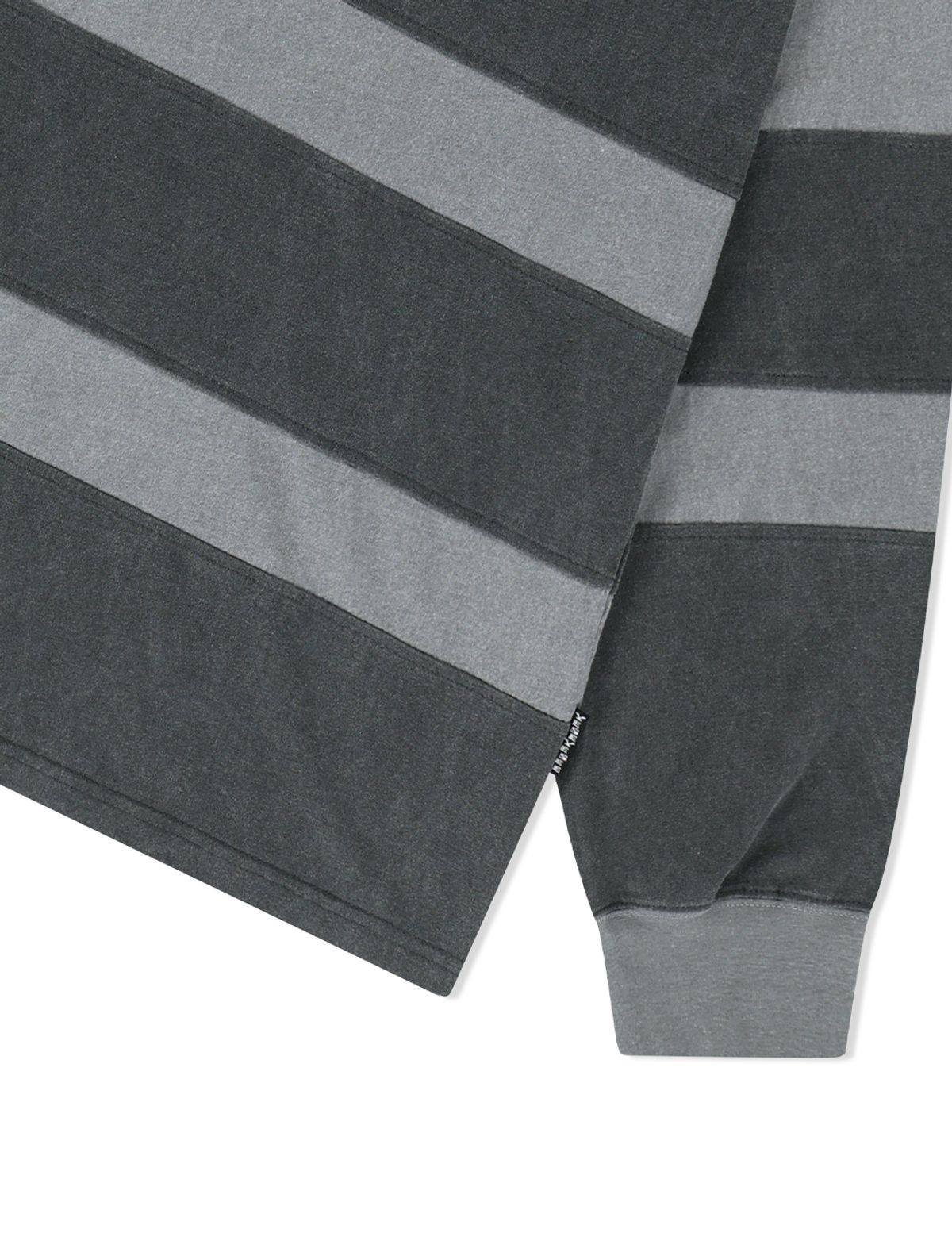 예스아이씨(YESEYESEE) Pigment Stripe L/S Charcoal