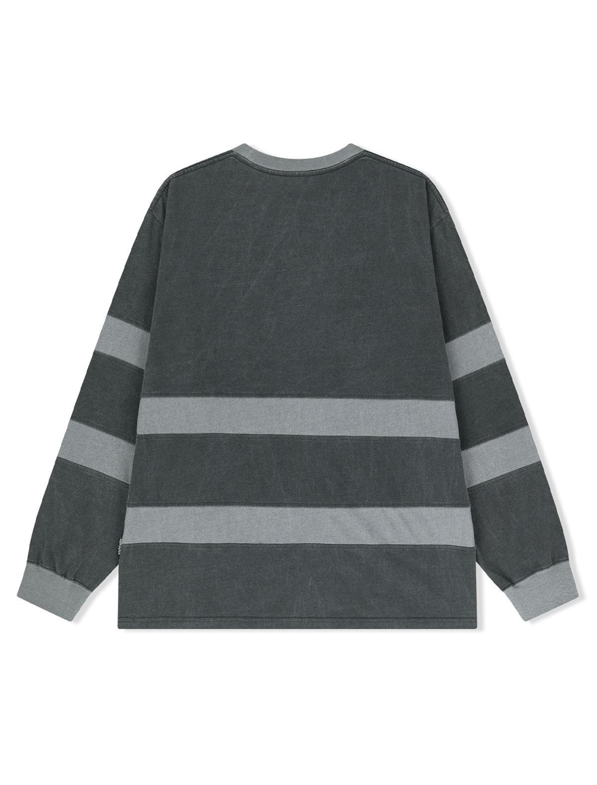 예스아이씨(YESEYESEE) Pigment Stripe L/S Charcoal