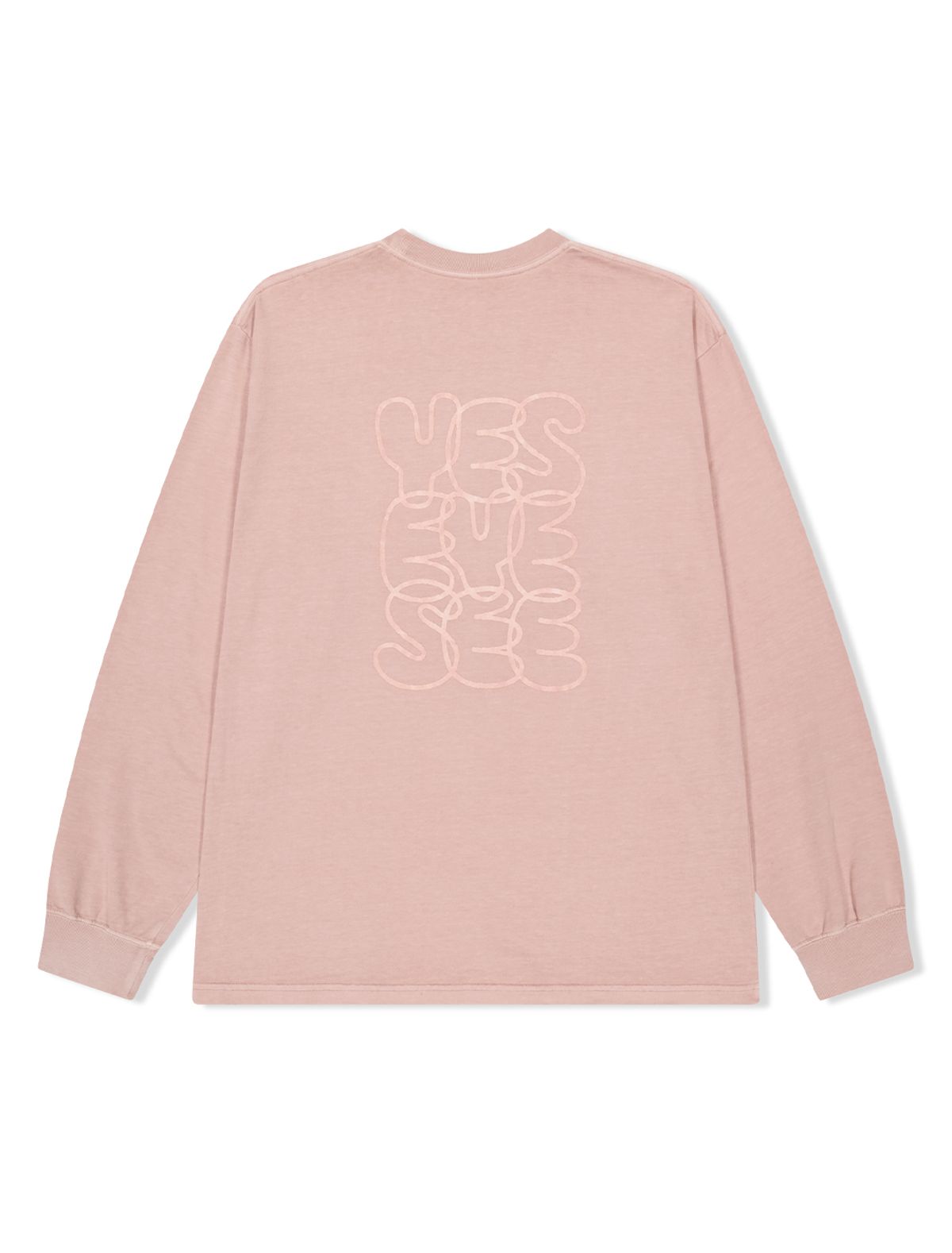 예스아이씨(YESEYESEE) C-Logo Pigment L/S Pink