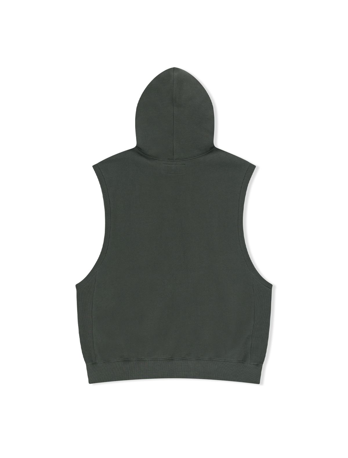 예스아이씨(YESEYESEE) Y.E.S Hooded Vest Khaki