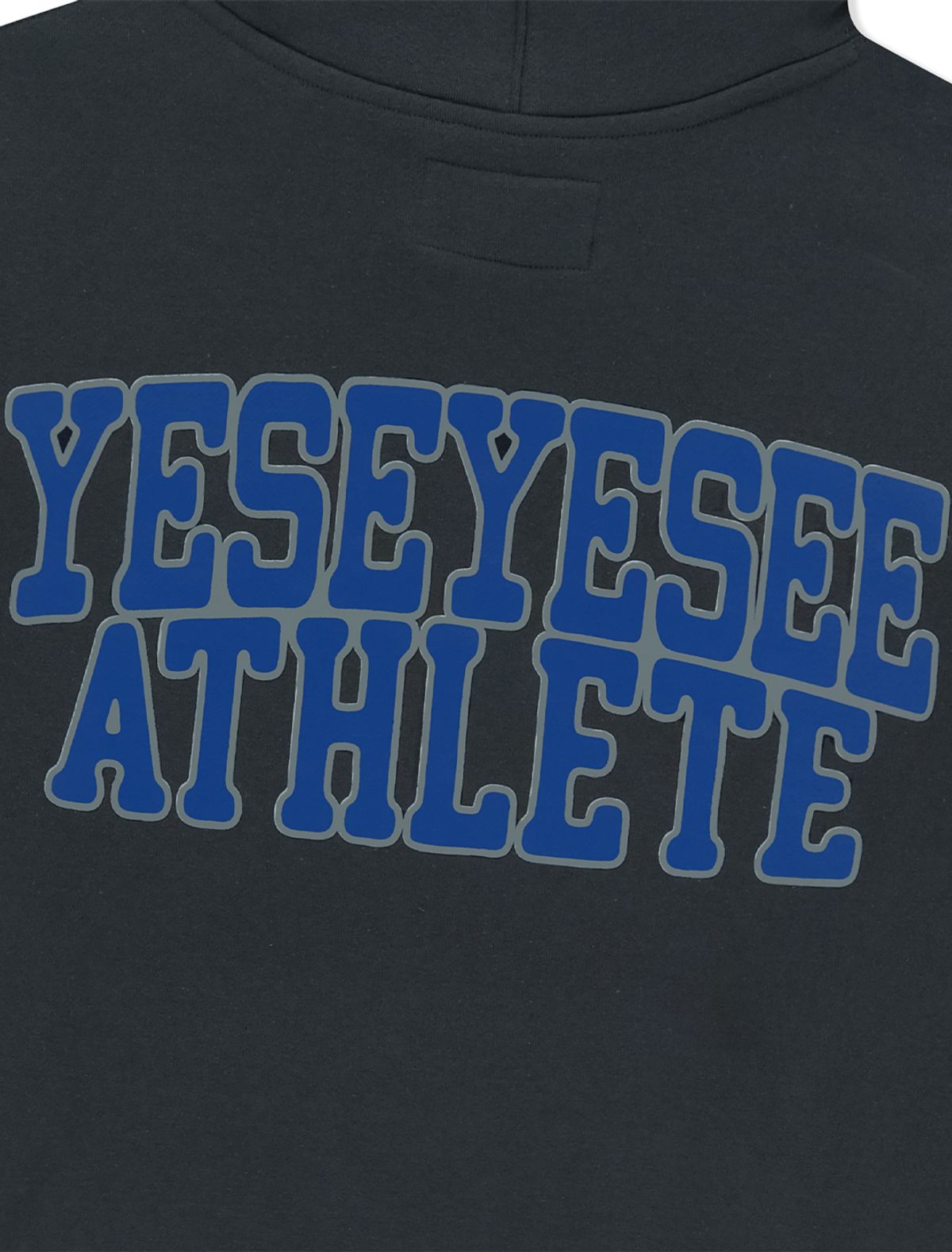 예스아이씨(YESEYESEE) Y.E.S Athlete Logo Hoodie Charcoal