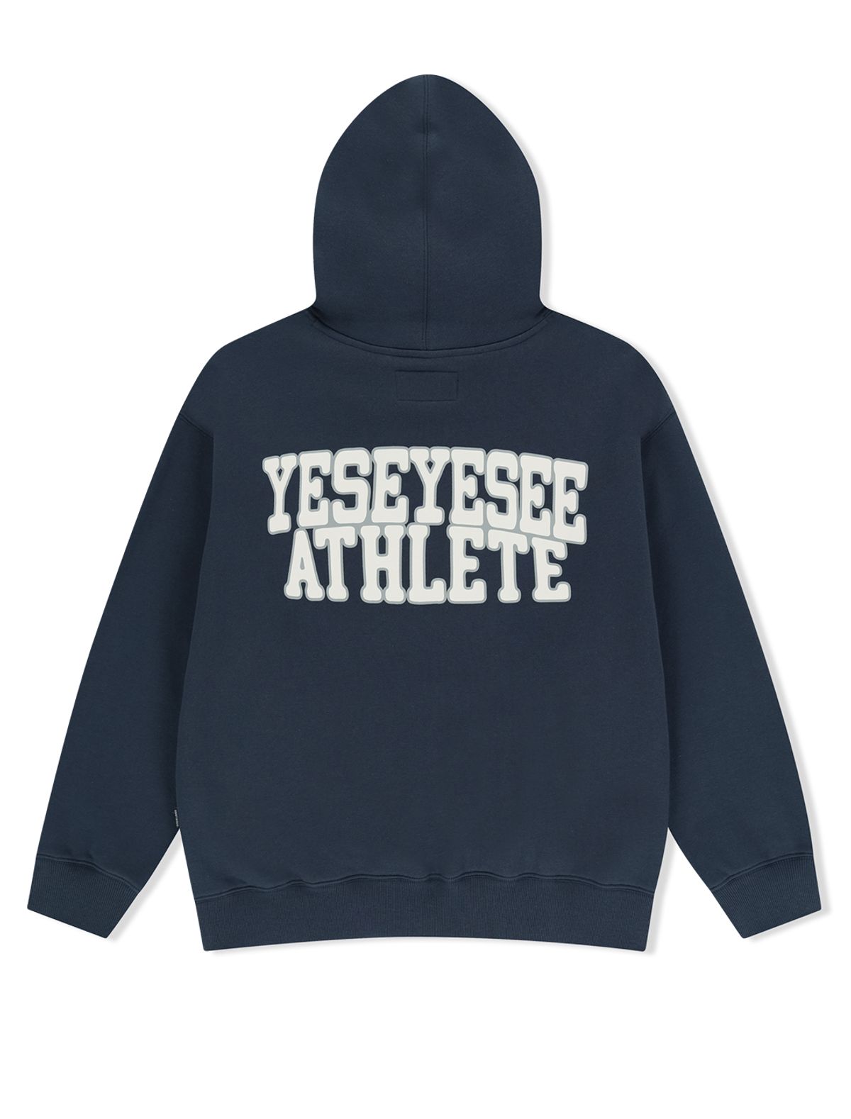 예스아이씨(YESEYESEE) Y.E.S Athlete Logo Hoodie Light Navy