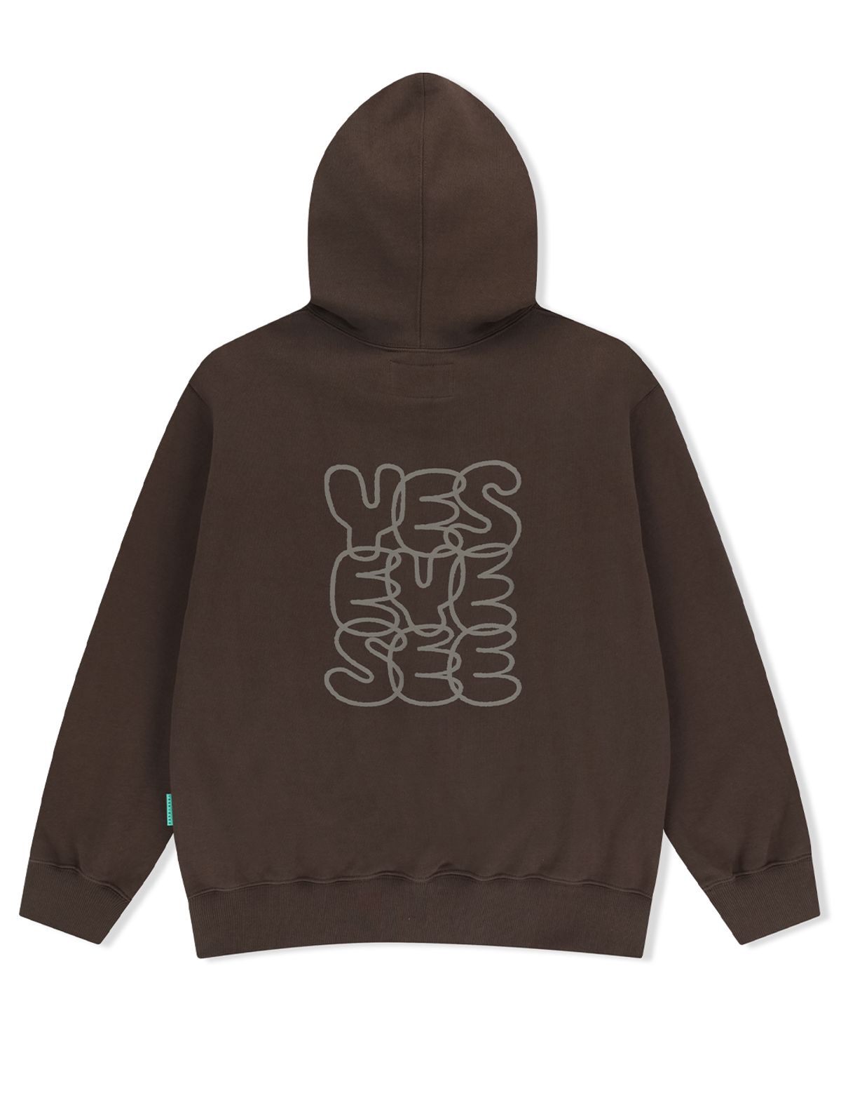 예스아이씨(YESEYESEE) C-Logo Hoodie Dark Brown
